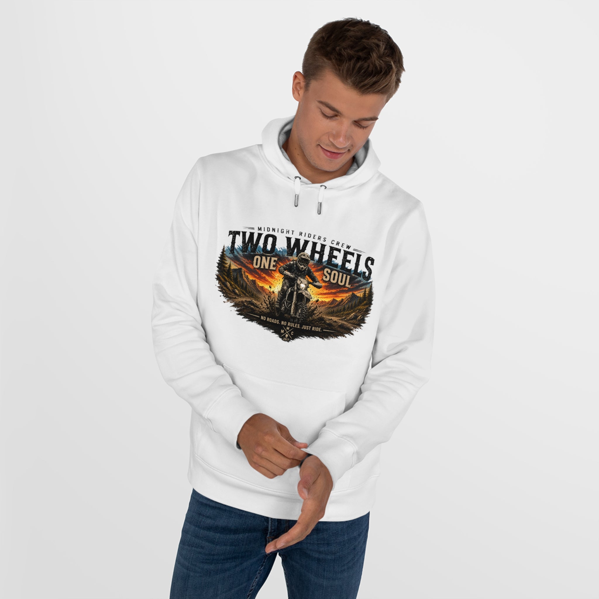 Personalisierter Hoodie - Two Wheels, One Soul