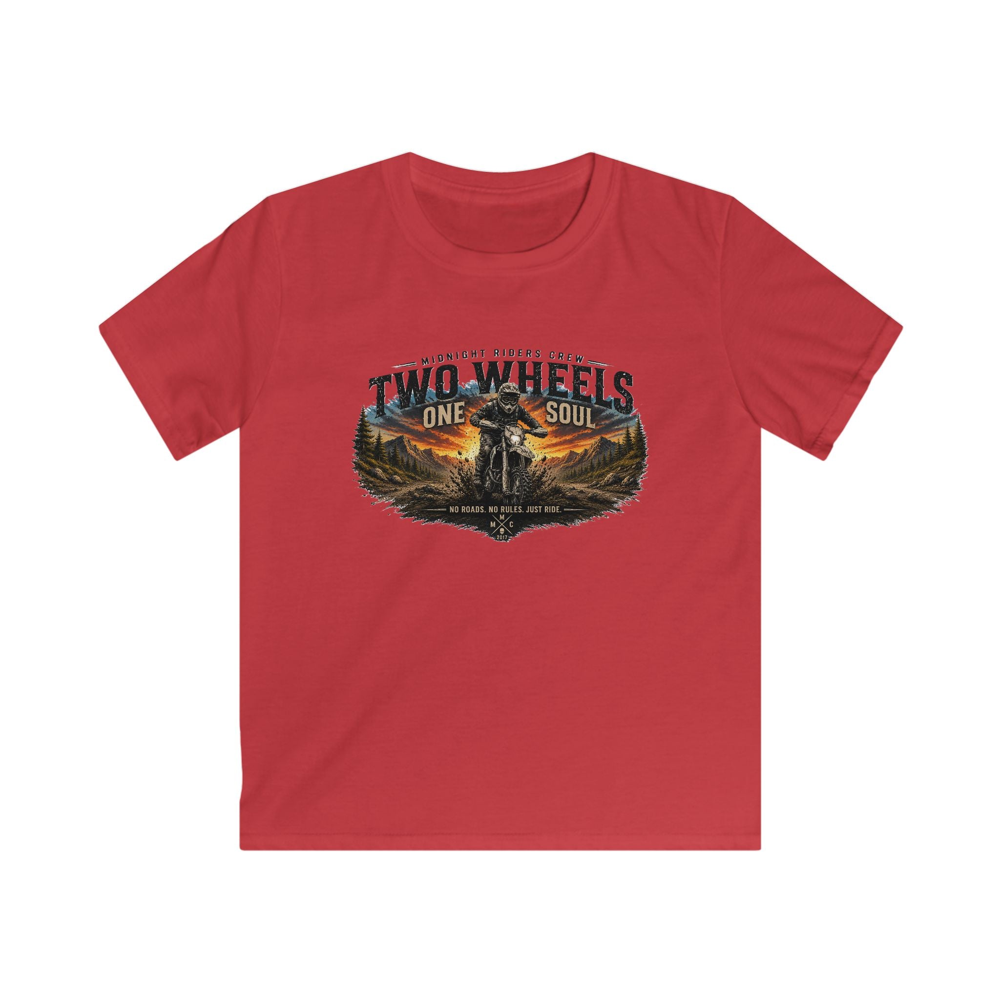 Kinder T-Shirt  - Two Wheels One Soul