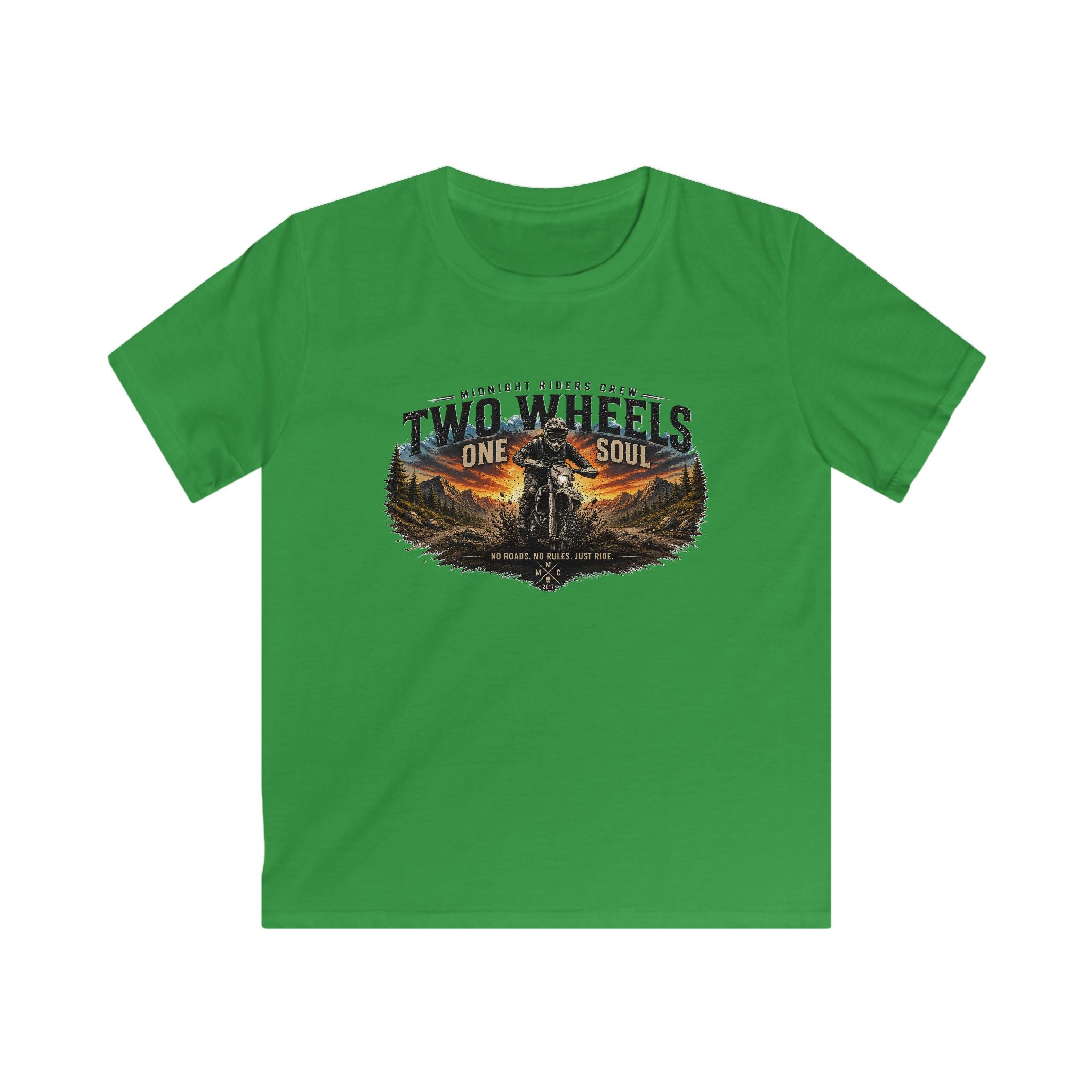 Kinder T-Shirt  - Two Wheels One Soul