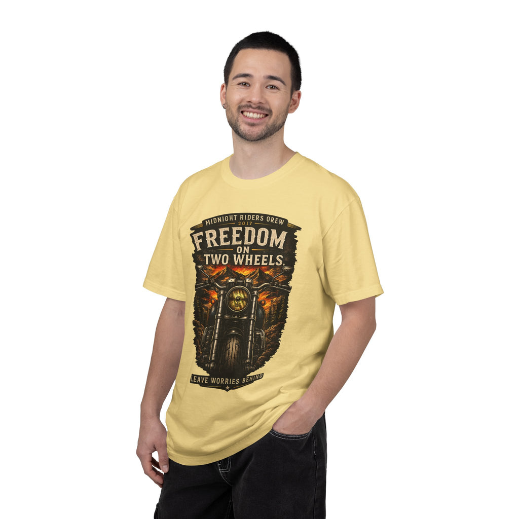 T-Shirt - Freedom on Two Wheels  Leave Worries Behind