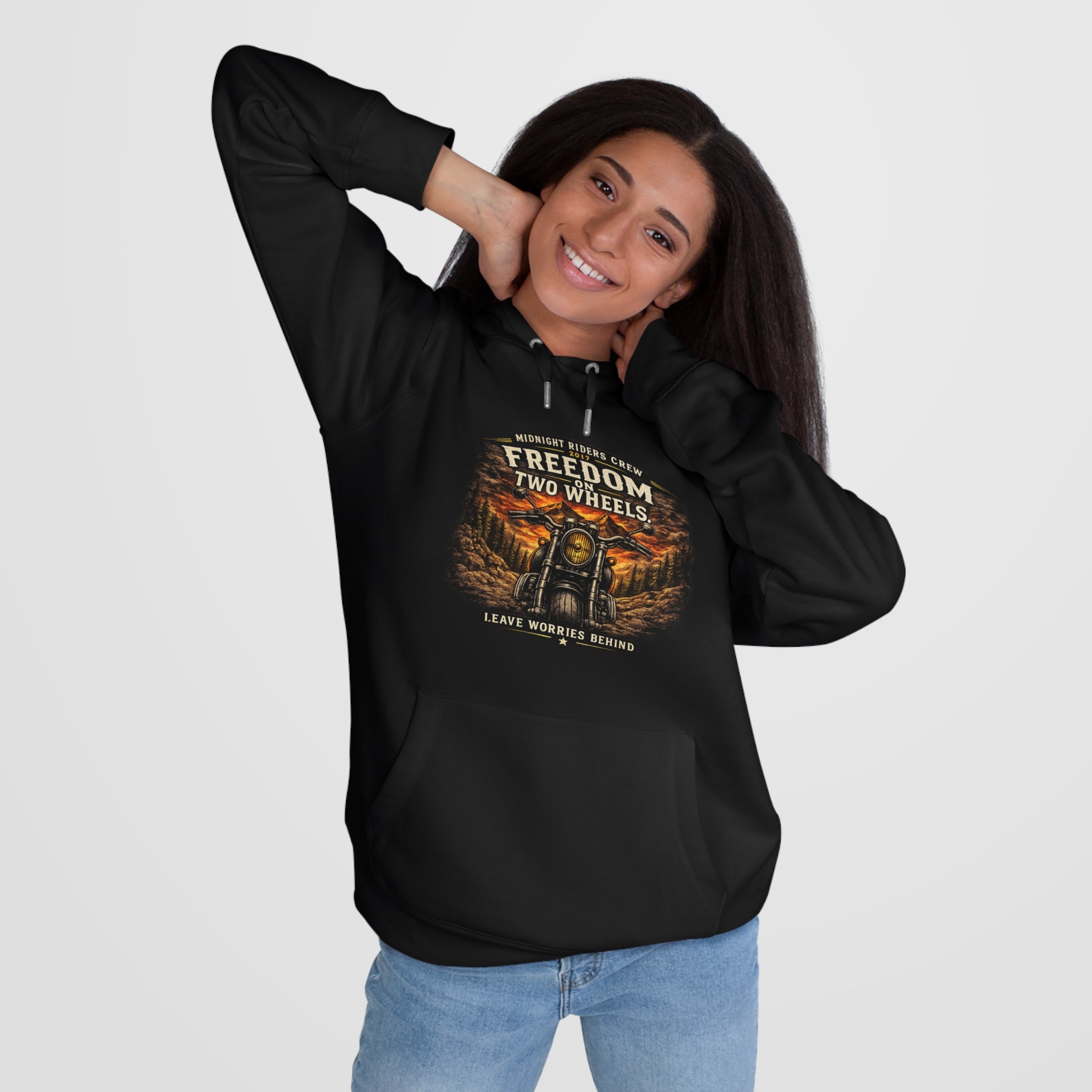 Personalisierter Hoodie - Two Wheels  One Soul