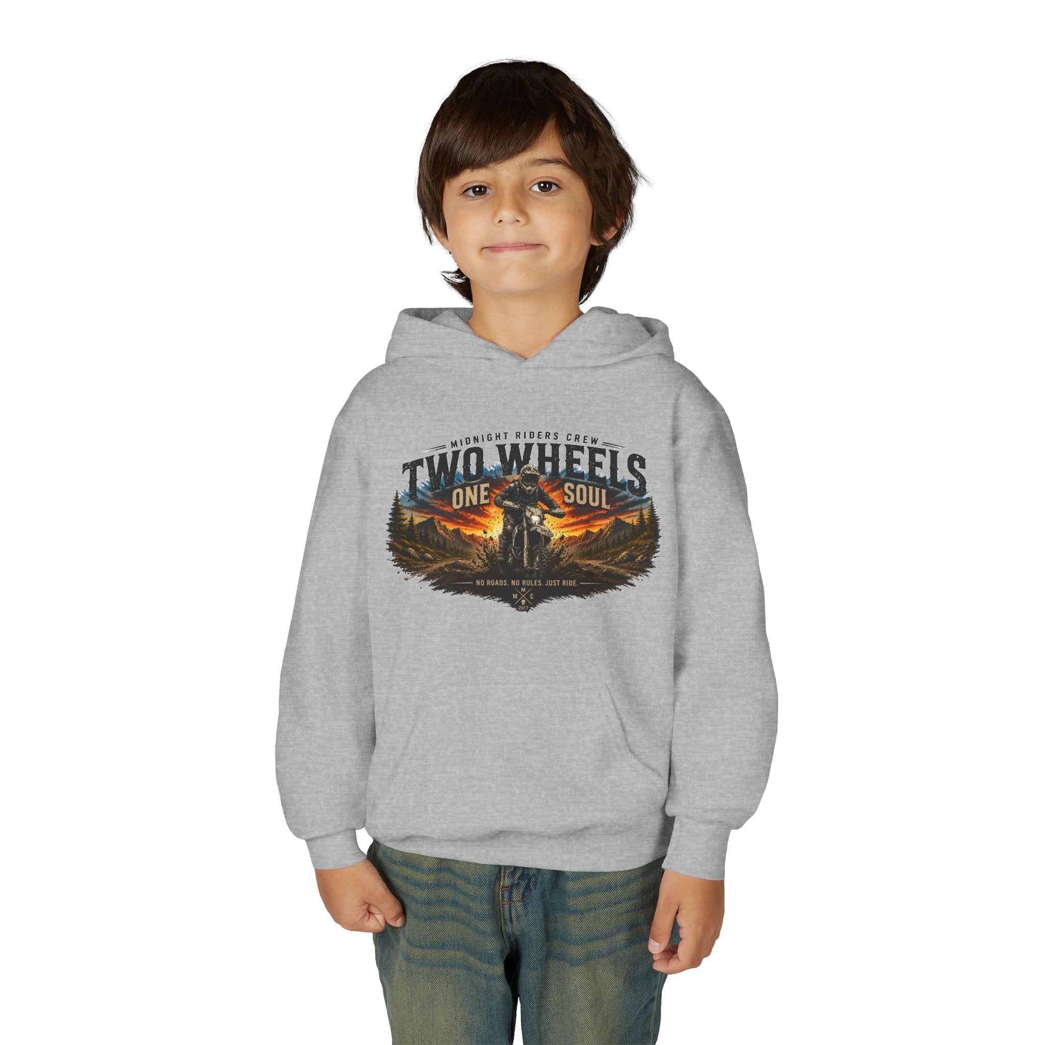 Kinder Hoodie - Two Wheels, One Soul