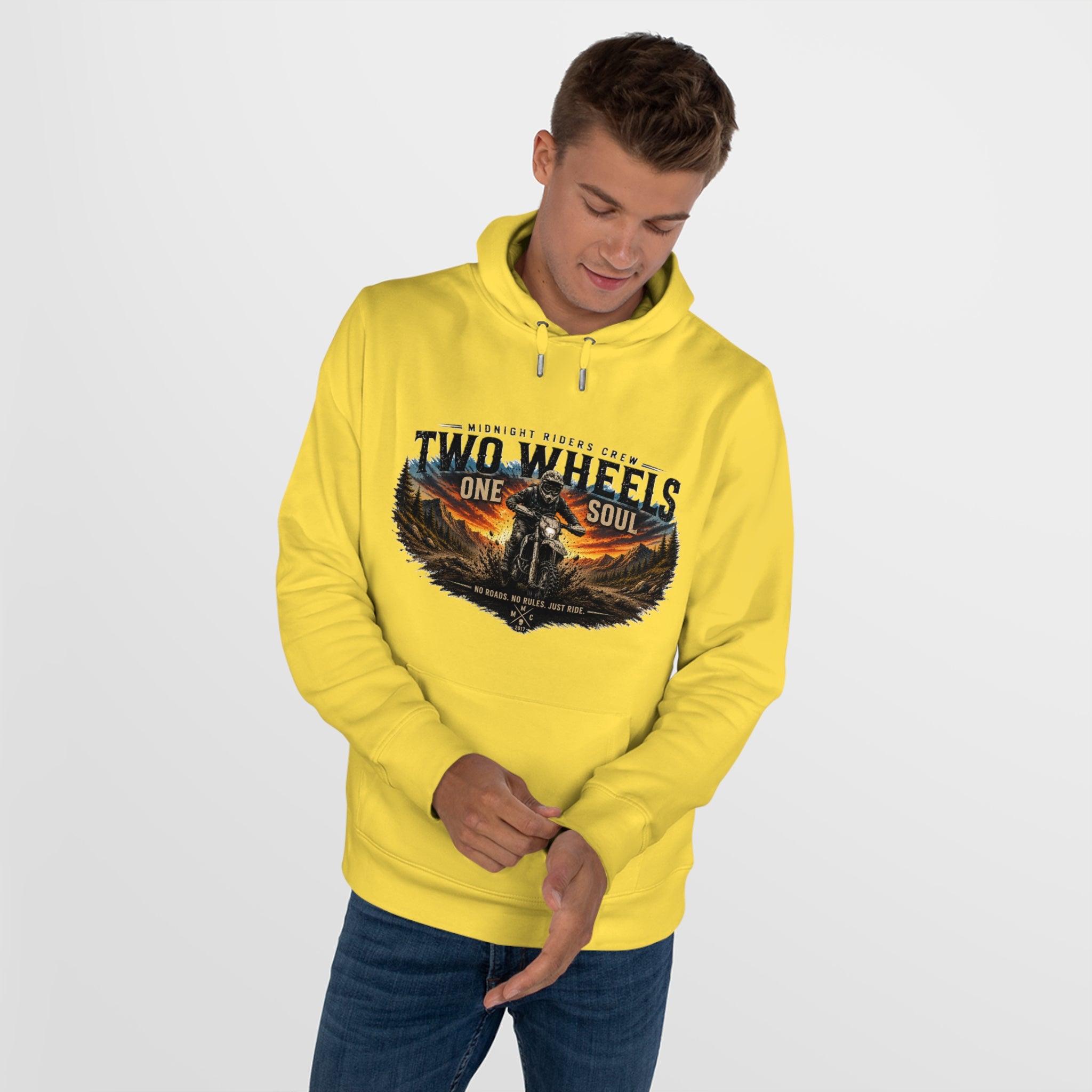 Hoodie - Two Wheels  One Soul
