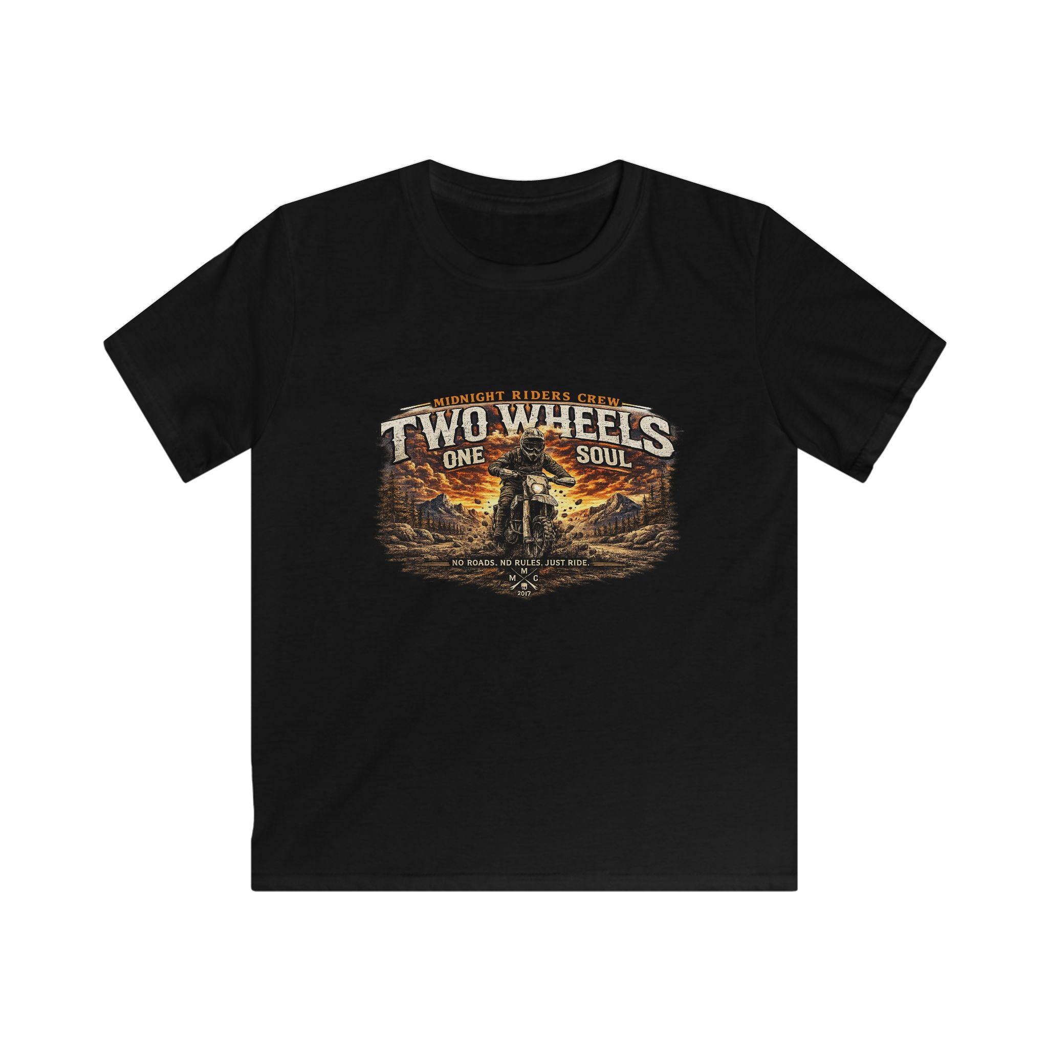 Personalisiertes Kinder T-Shirt - Two Wheels One Soul