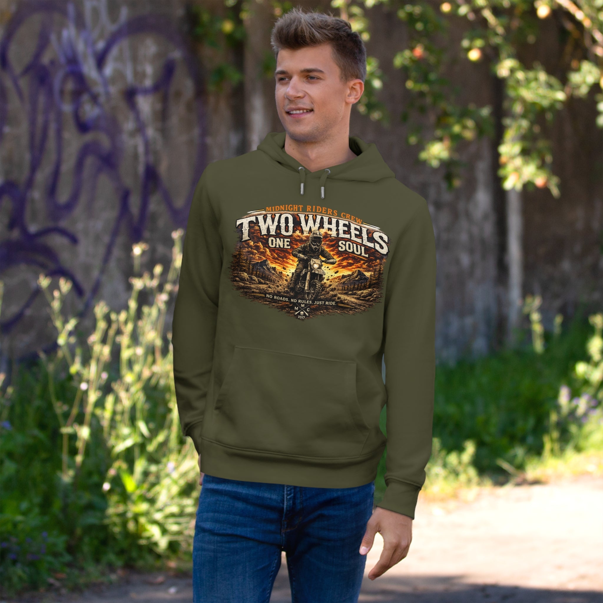 Hoodie - Two Wheels  One Soul