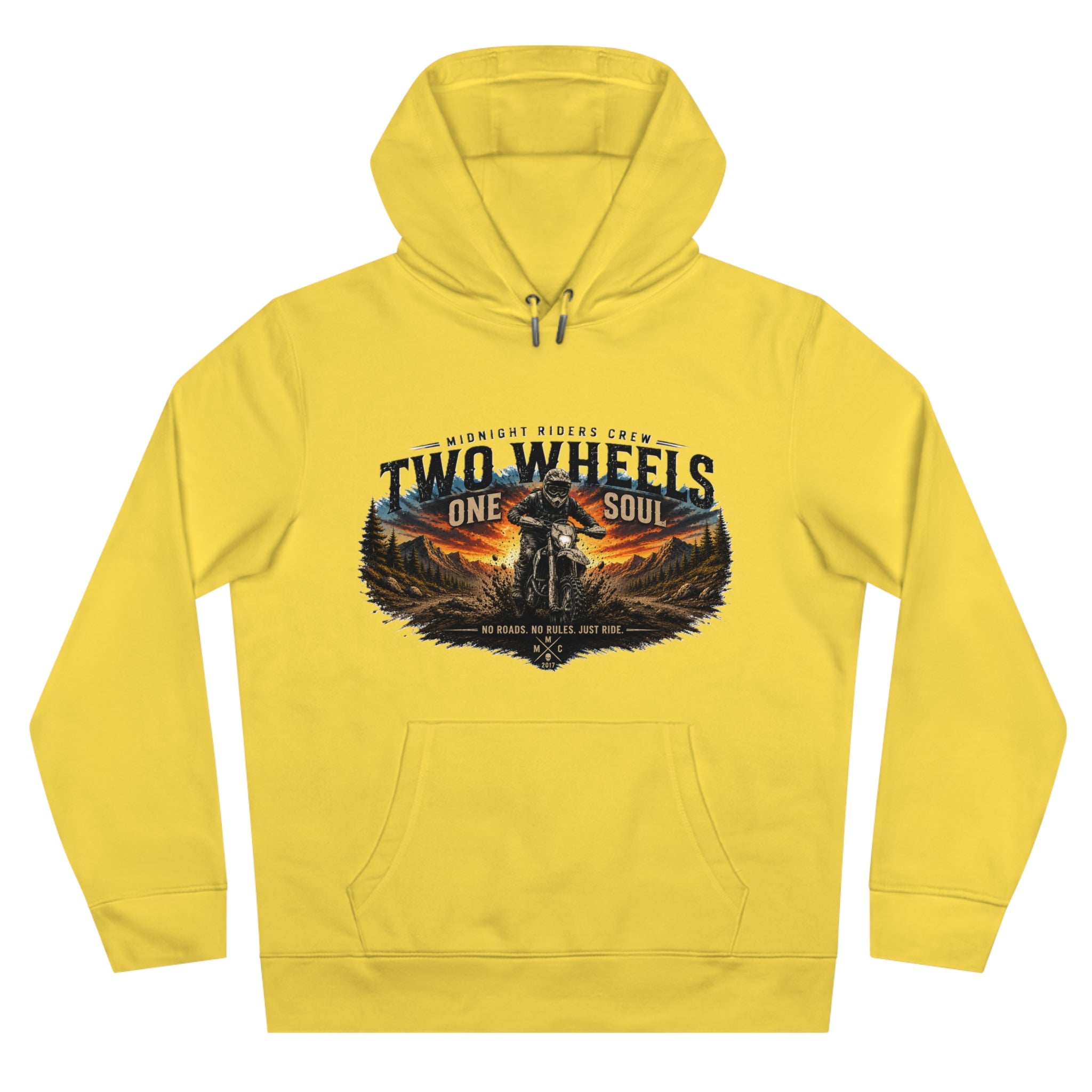Hoodie - Two Wheels  One Soul