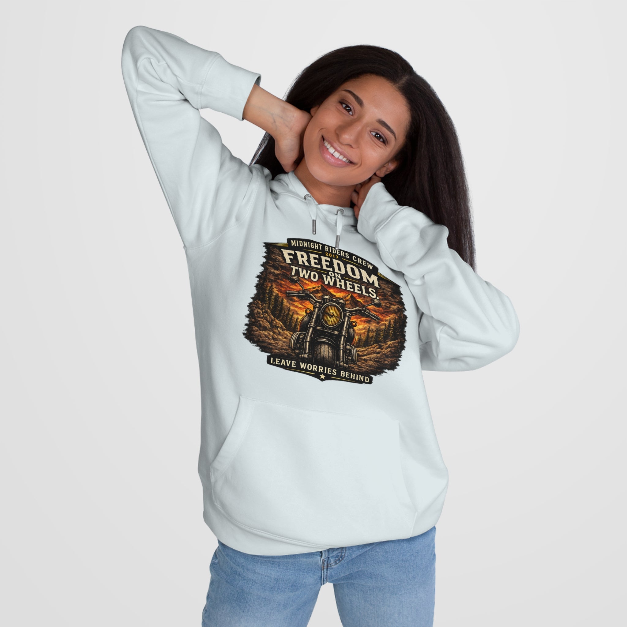 Personalisierter Hoodie - Two Wheels  One Soul