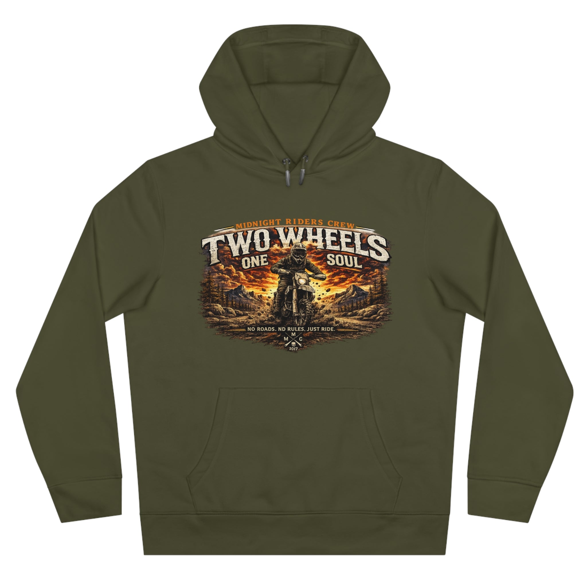 Personalisierter Hoodie - Two Wheels, One Soul