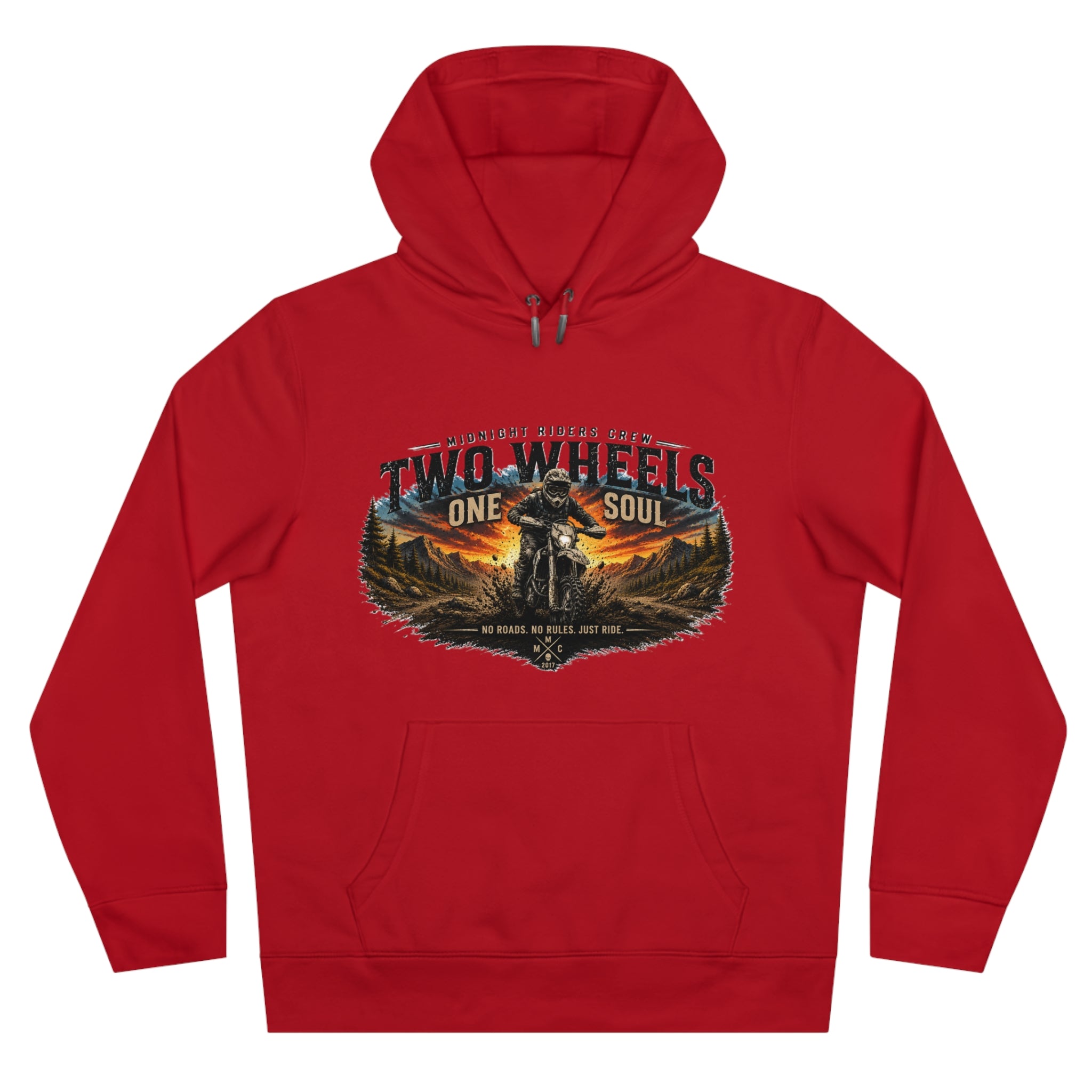 Hoodie - Two Wheels  One Soul