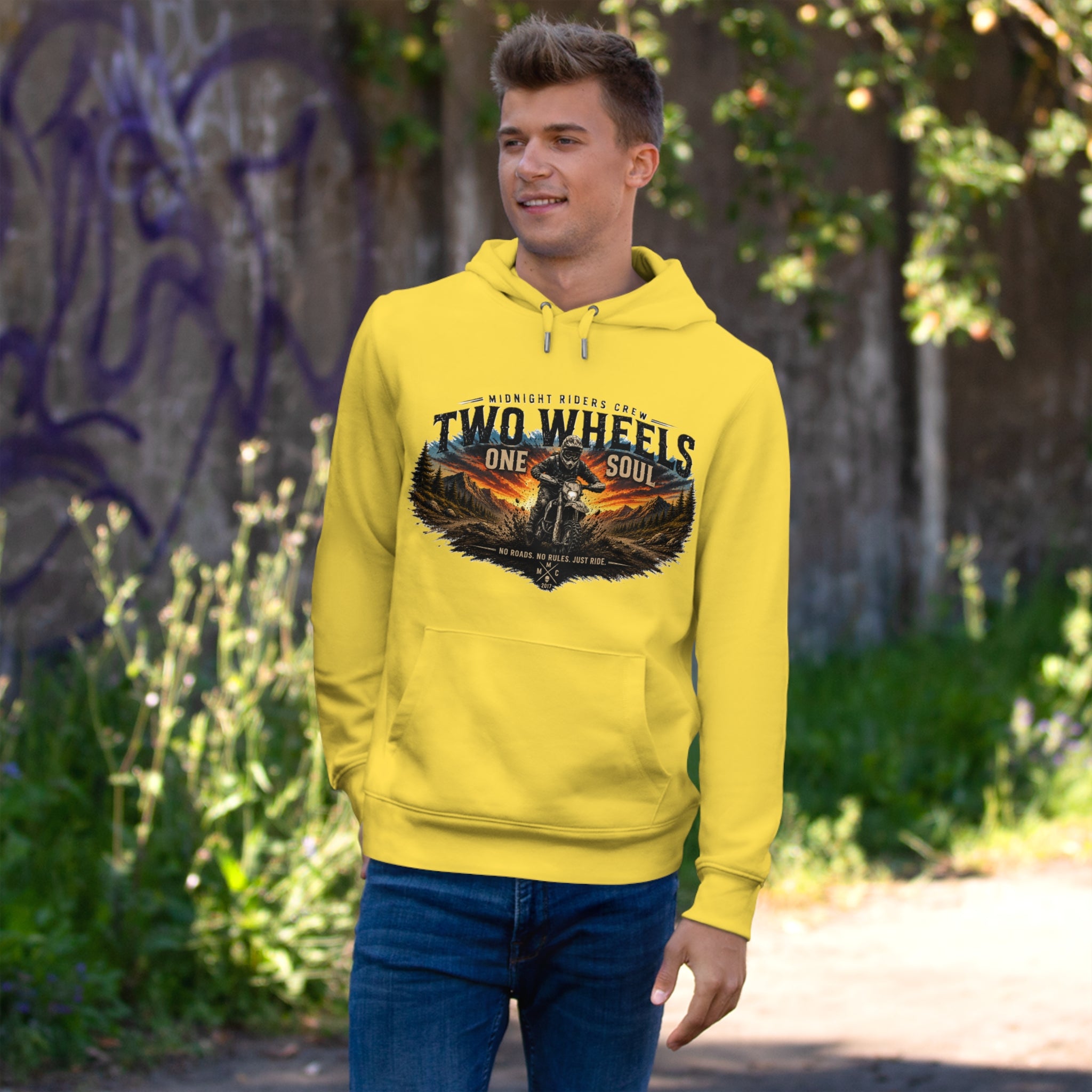 Hoodie - Two Wheels  One Soul