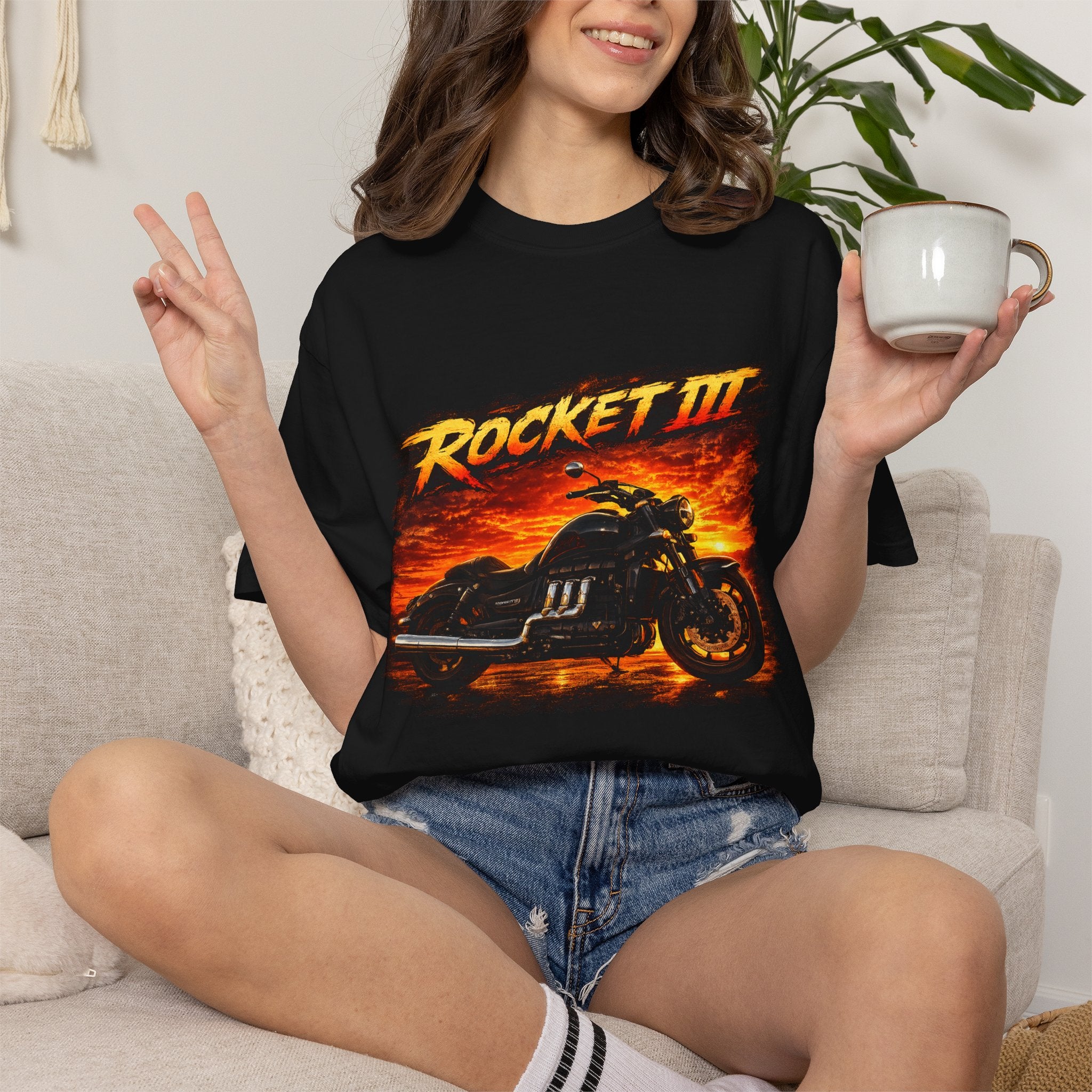 Personalisiertes T-Shirt - Triumph Rocket III