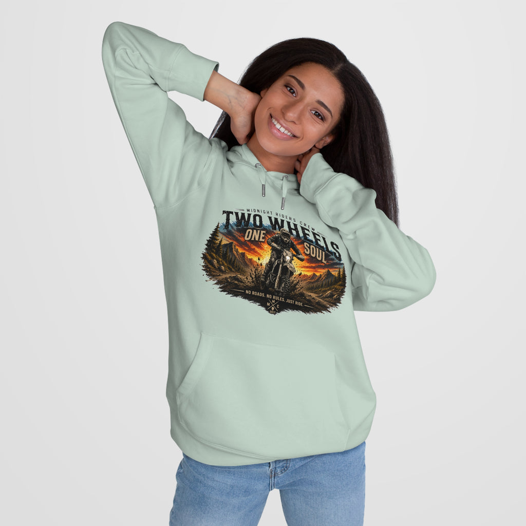 Personalisierter Hoodie - Two Wheels, One Soul