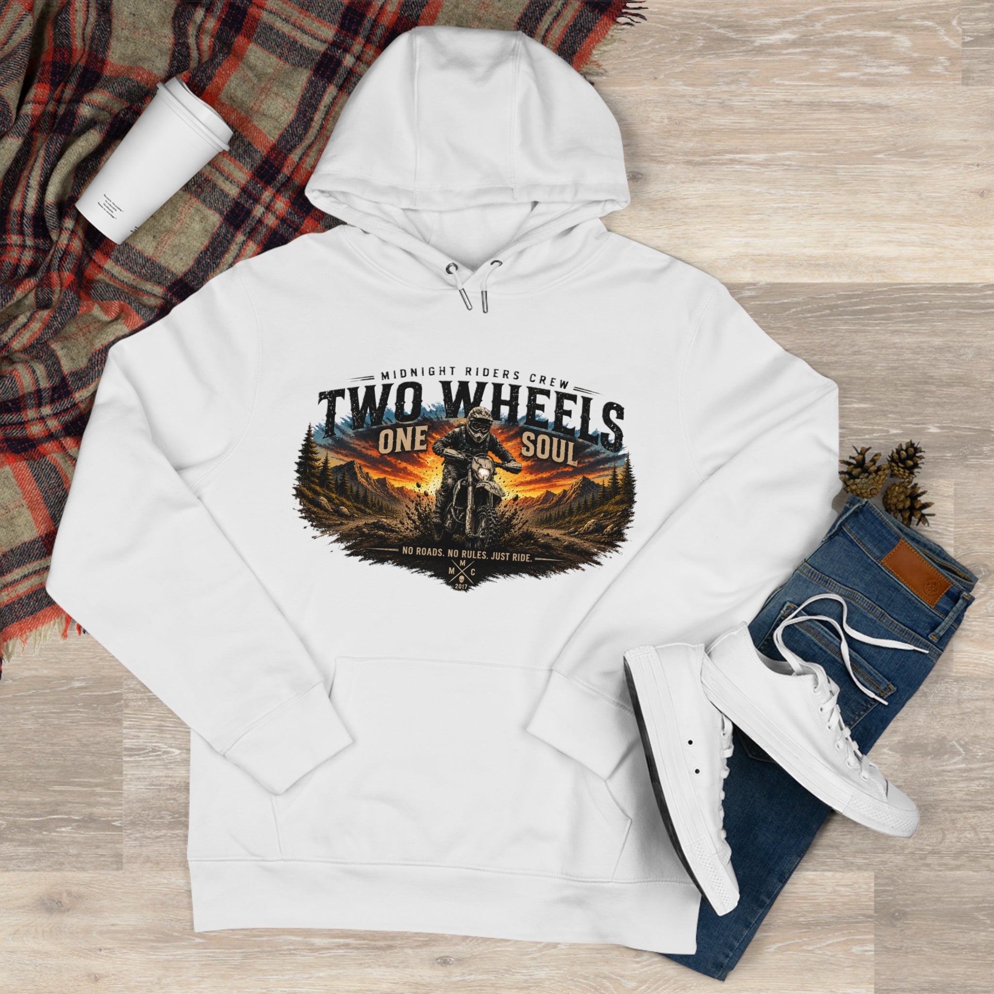 Personalisierter Hoodie - Two Wheels, One Soul