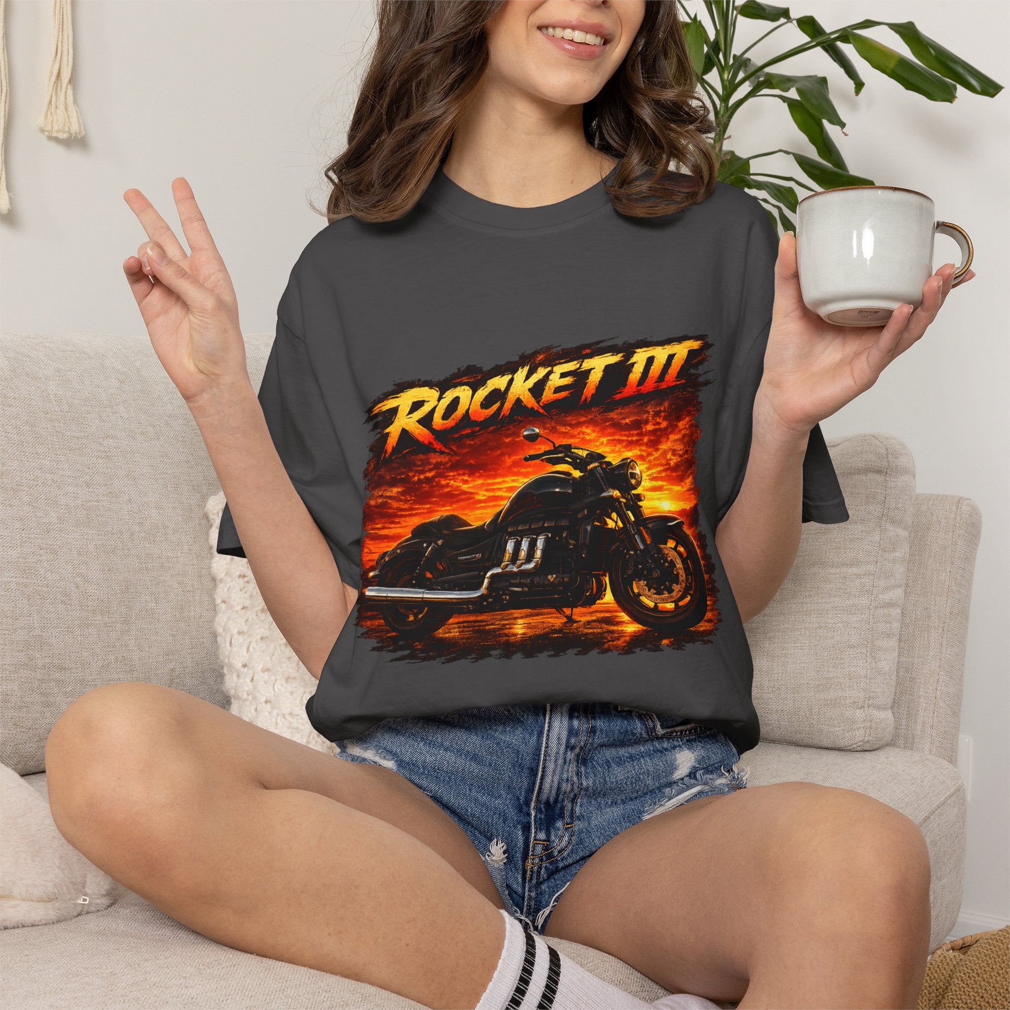 Personalisiertes T-Shirt - Triumph Rocket III