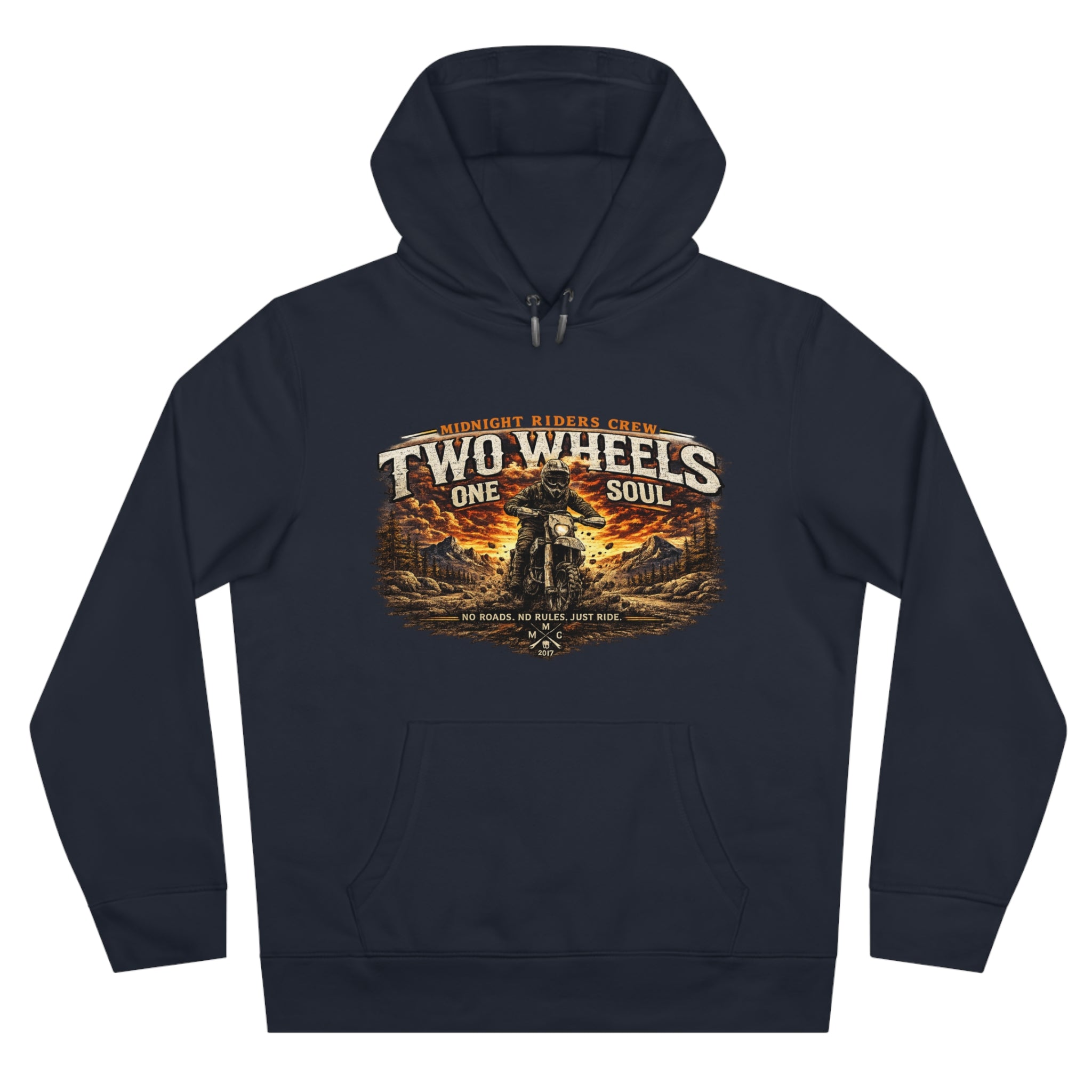 Personalisierter Hoodie - Two Wheels, One Soul