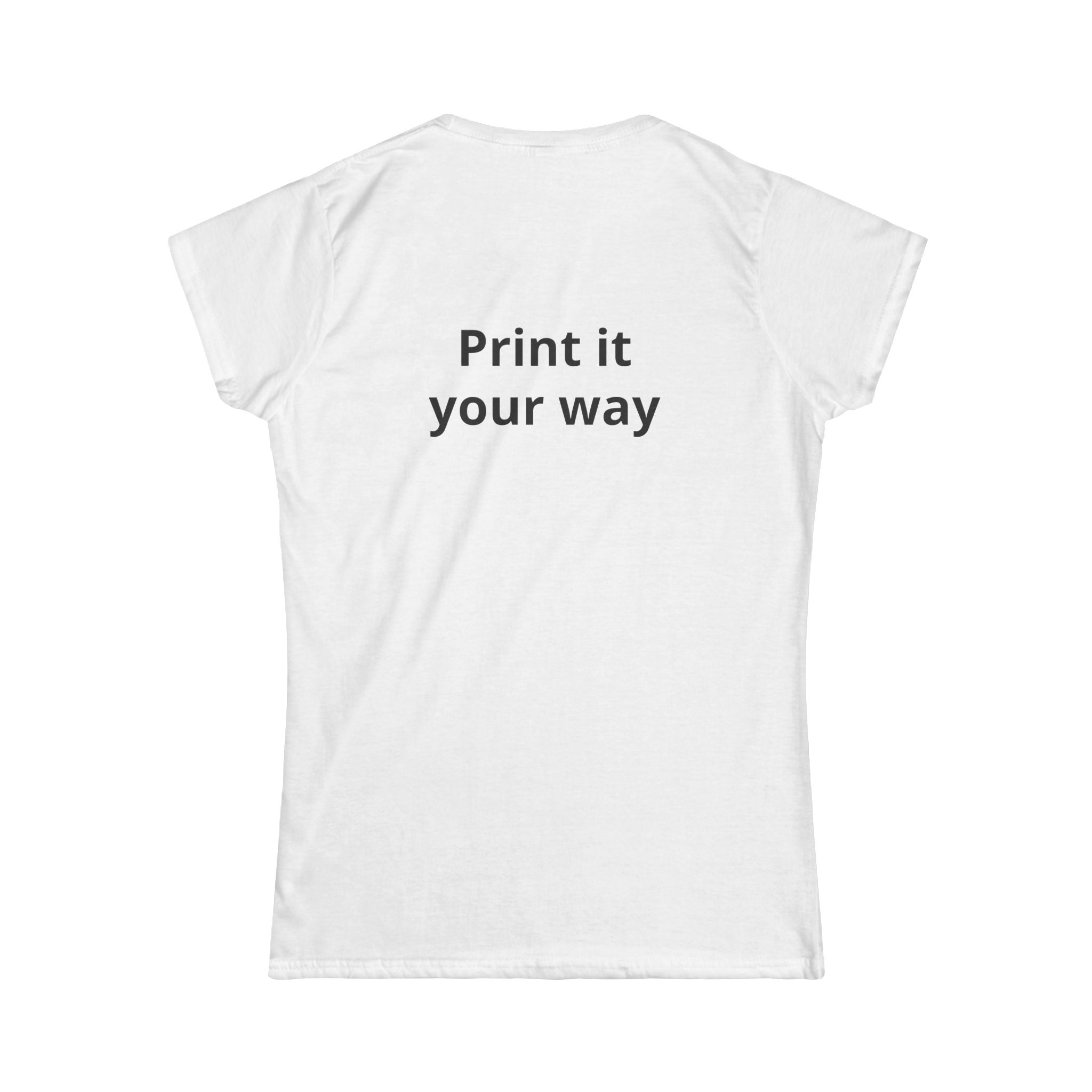 Personalisiertes Damen T-Shirt - Two Wheels One Soul