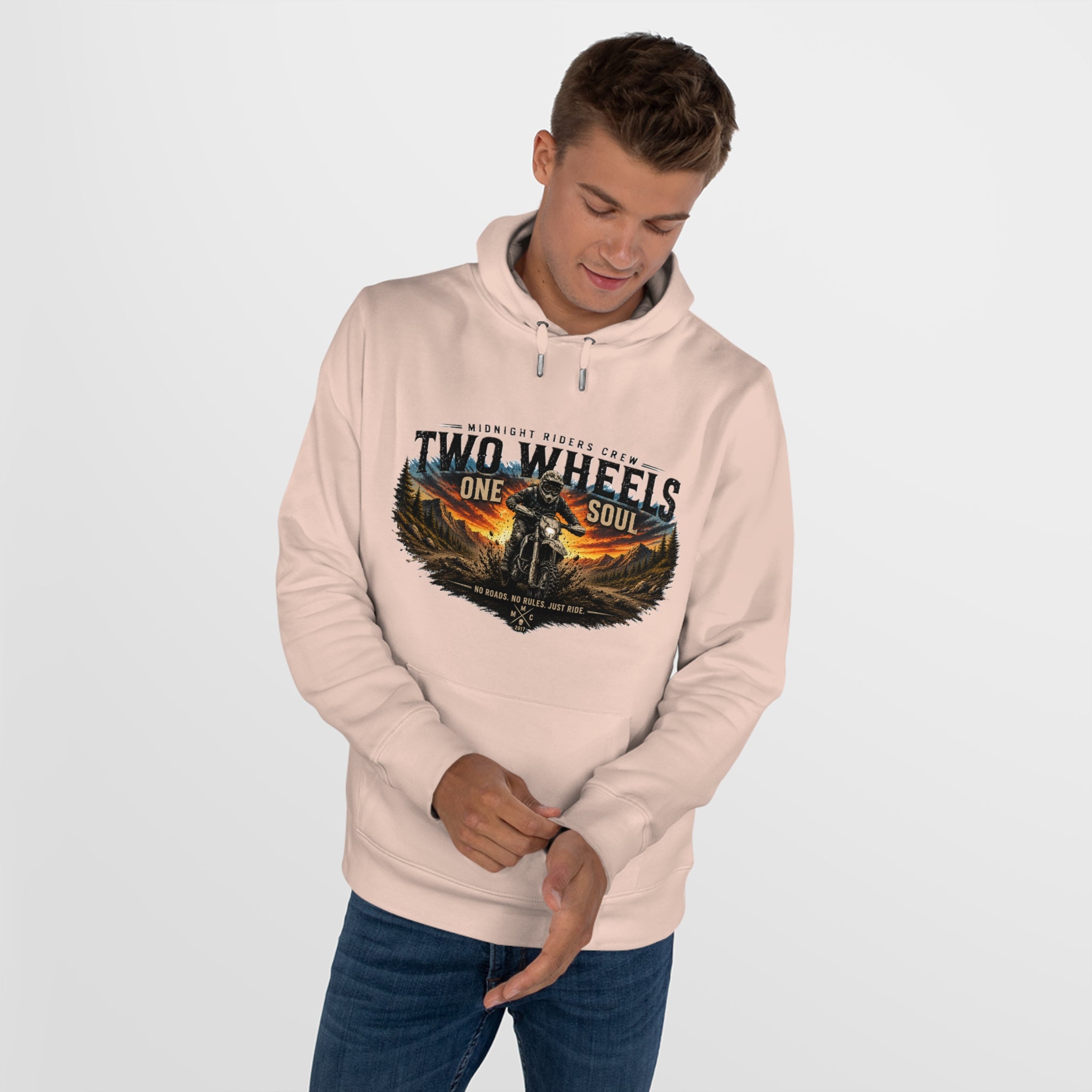Hoodie - Two Wheels  One Soul