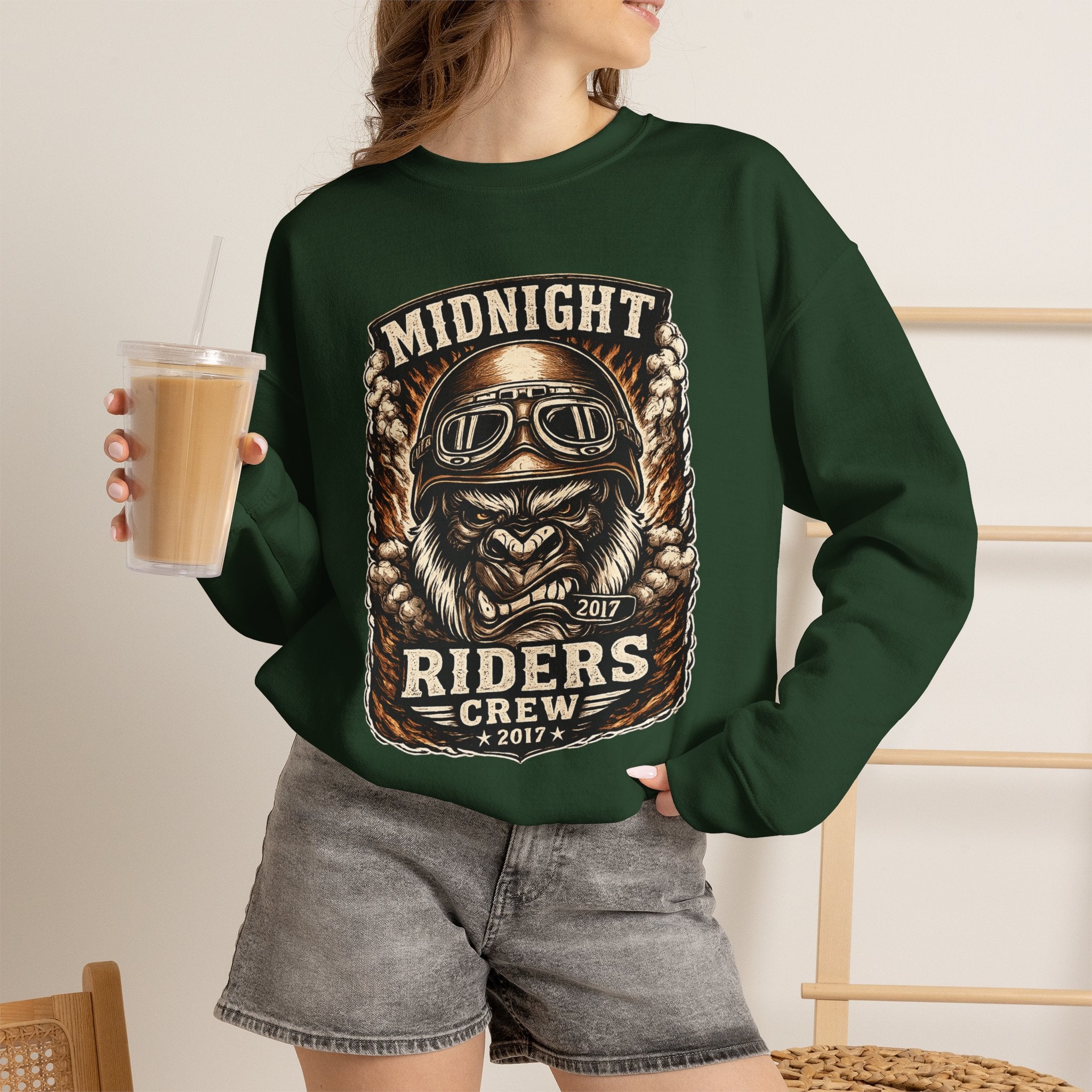 Personalisiertes Sweatshirt - Midnight Riders Crew 2017
