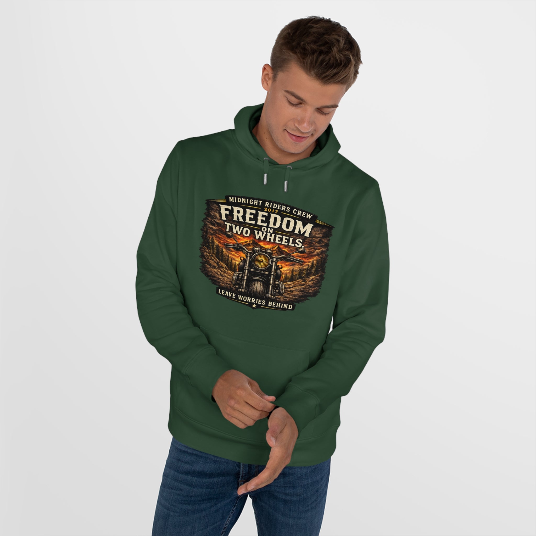 Personalisierter Hoodie - Two Wheels  One Soul