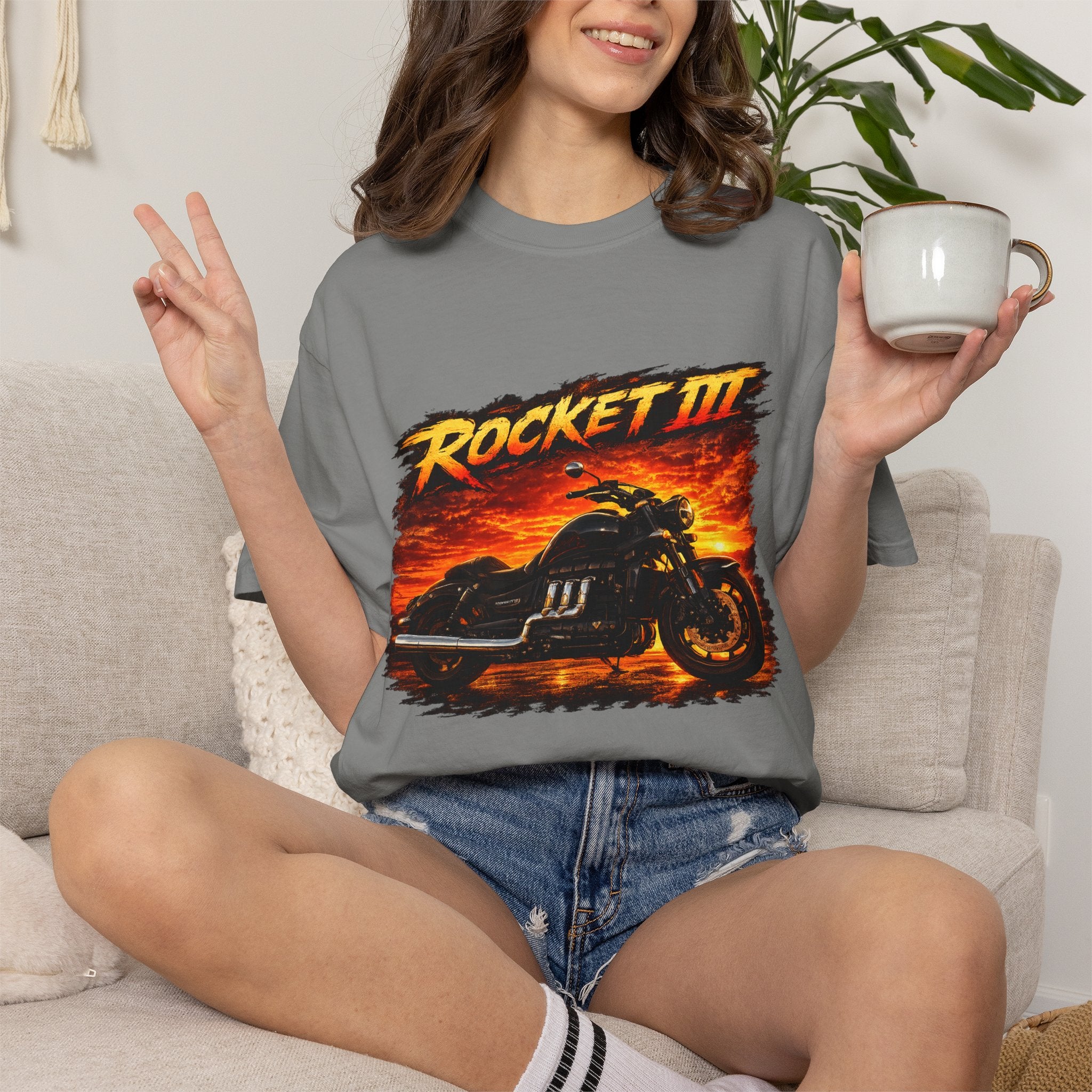 Personalisiertes T-Shirt - Triumph Rocket III