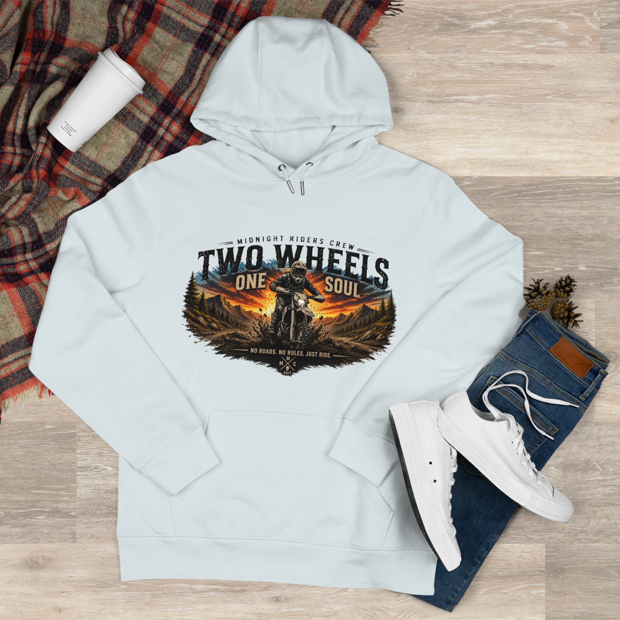 Hoodie - Two Wheels  One Soul