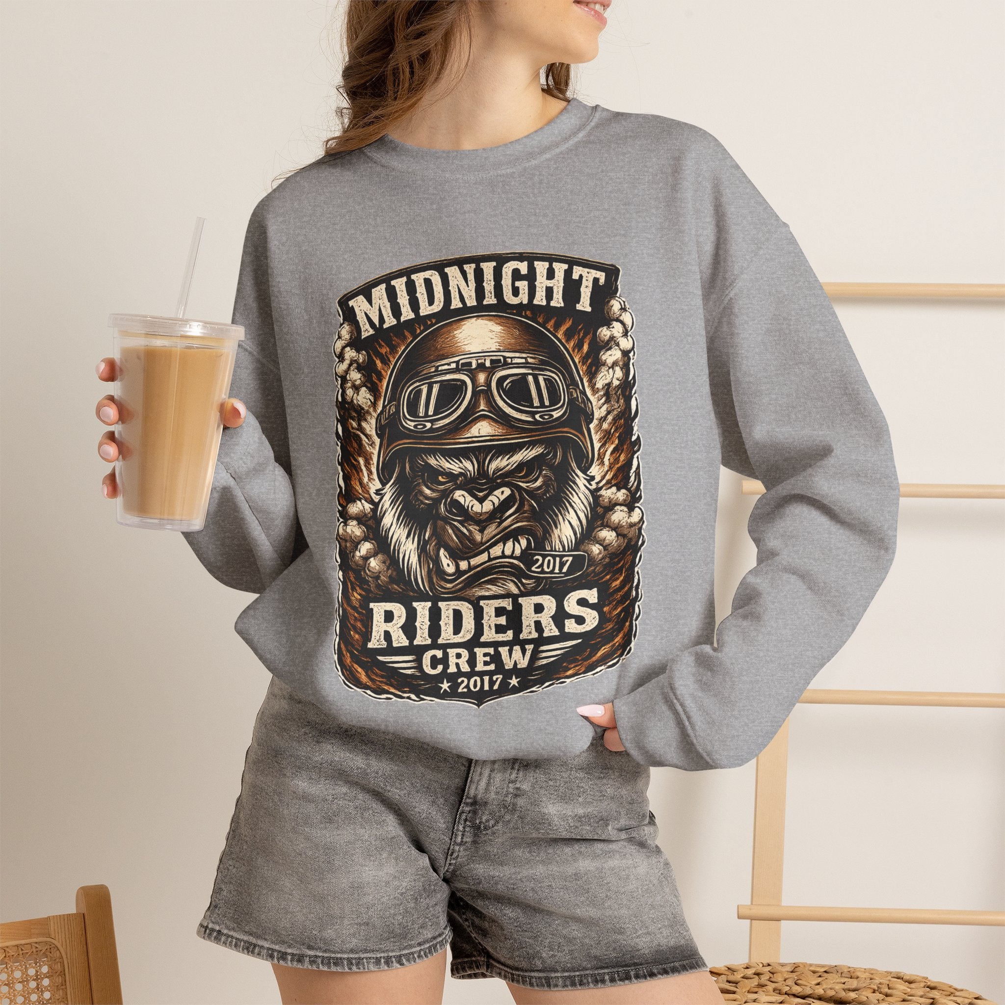 Personalisiertes Sweatshirt - Midnight Riders Crew 2017