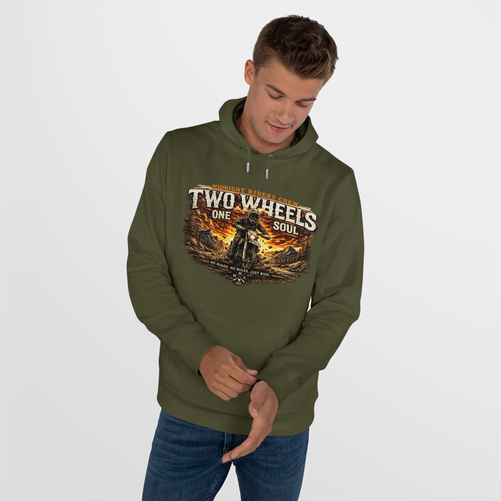 Hoodie - Two Wheels  One Soul