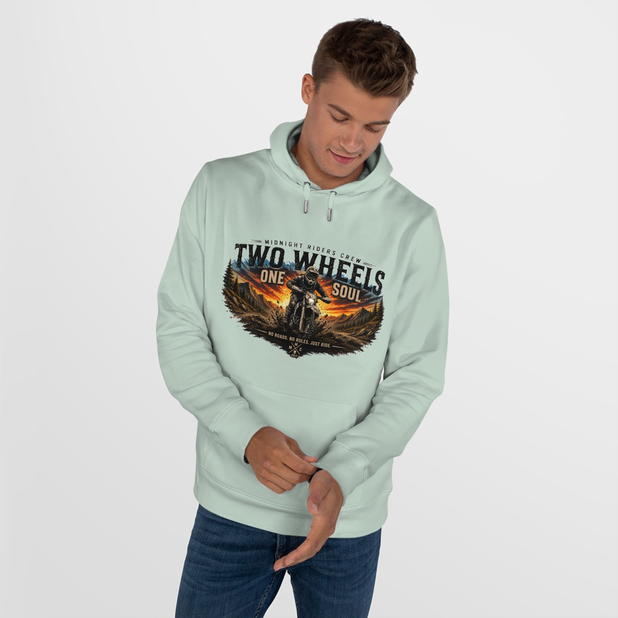 Hoodie - Two Wheels  One Soul