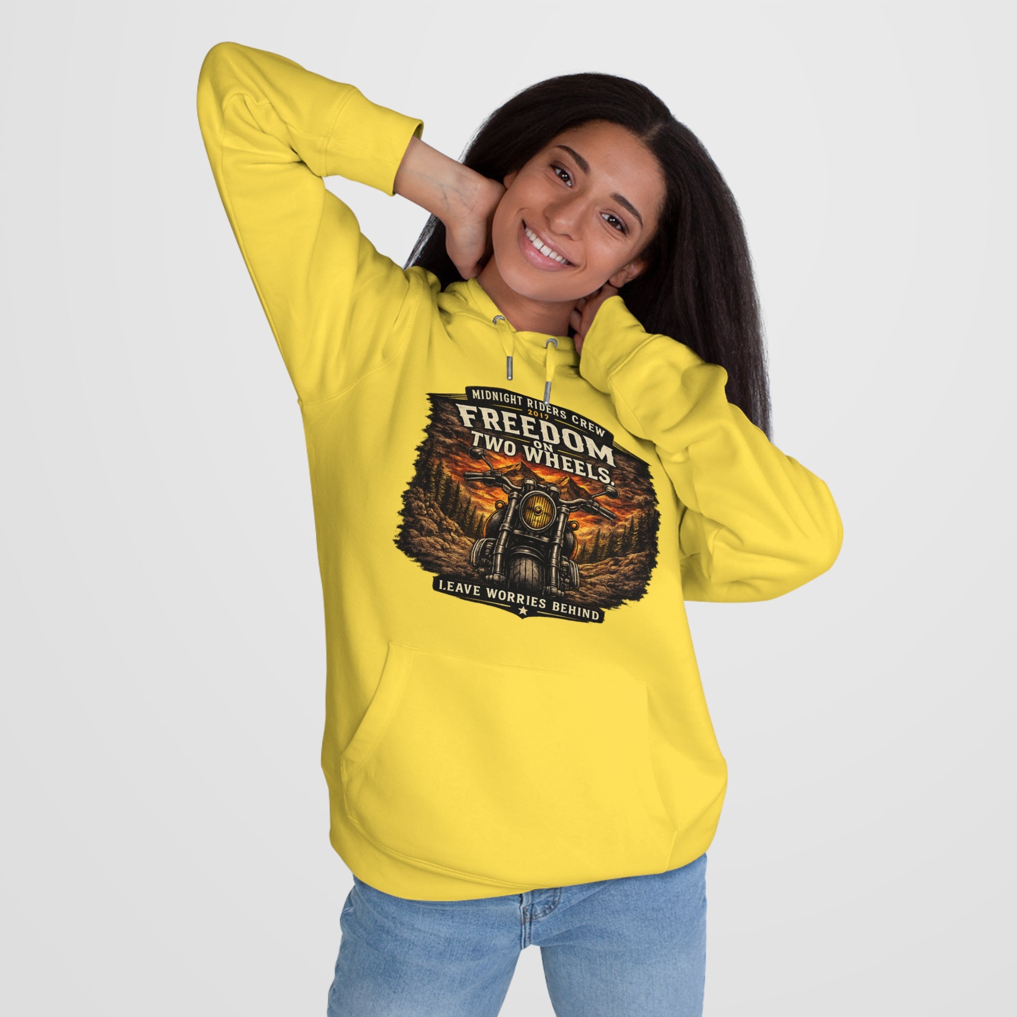 Personalisierter Hoodie - Two Wheels  One Soul