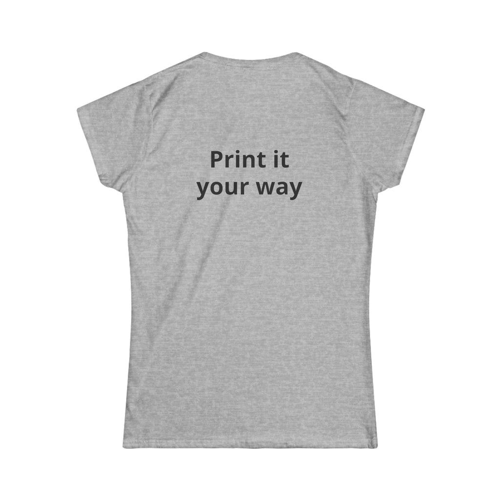 Personalisiertes Damen T-Shirt - Two Wheels One Soul