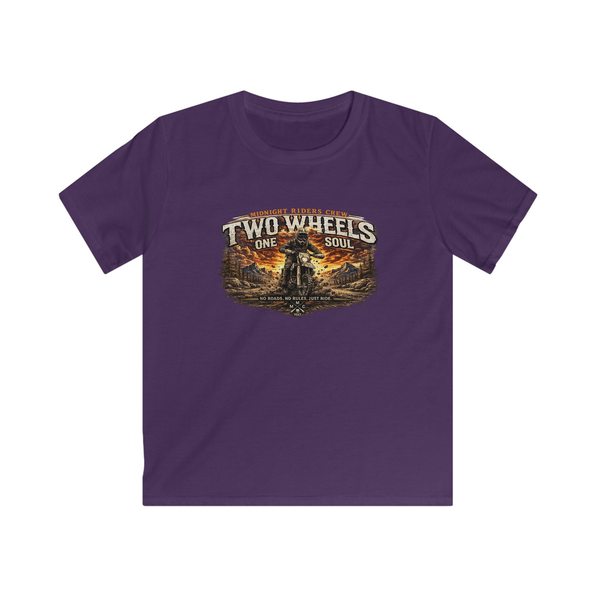 Kinder T-Shirt  - Two Wheels One Soul