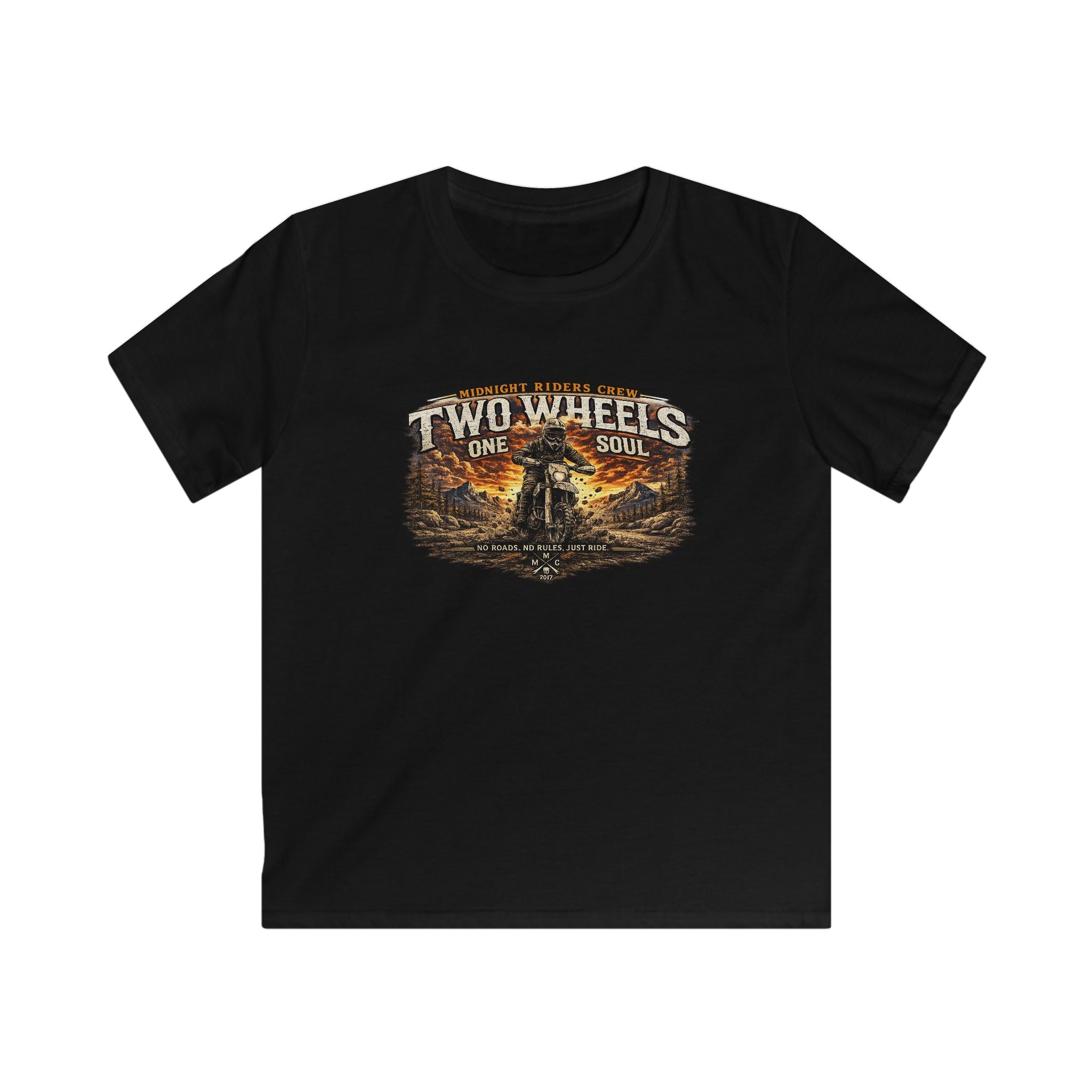 Kinder T-Shirt  - Two Wheels One Soul