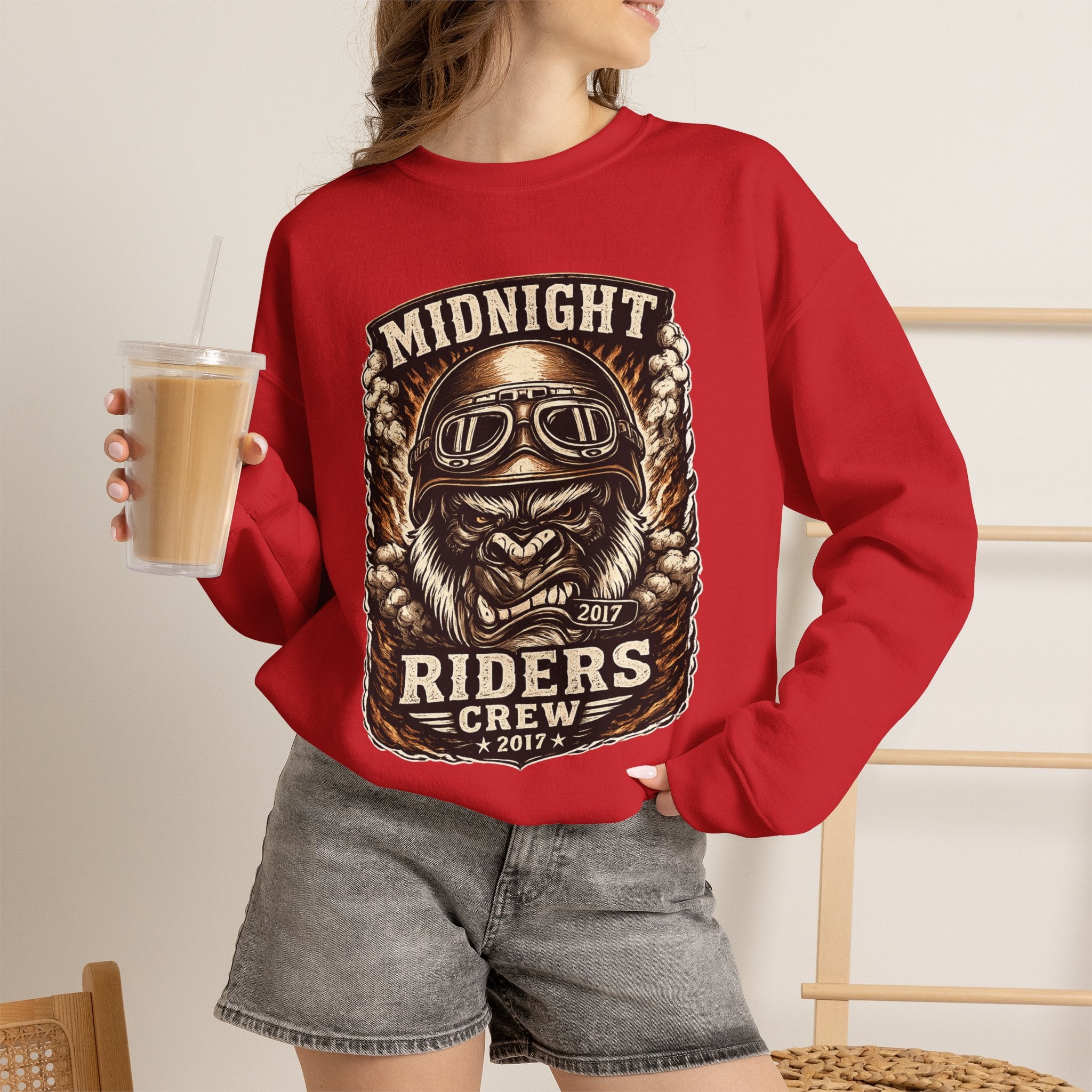 Personalisiertes Sweatshirt - Midnight Riders Crew 2017