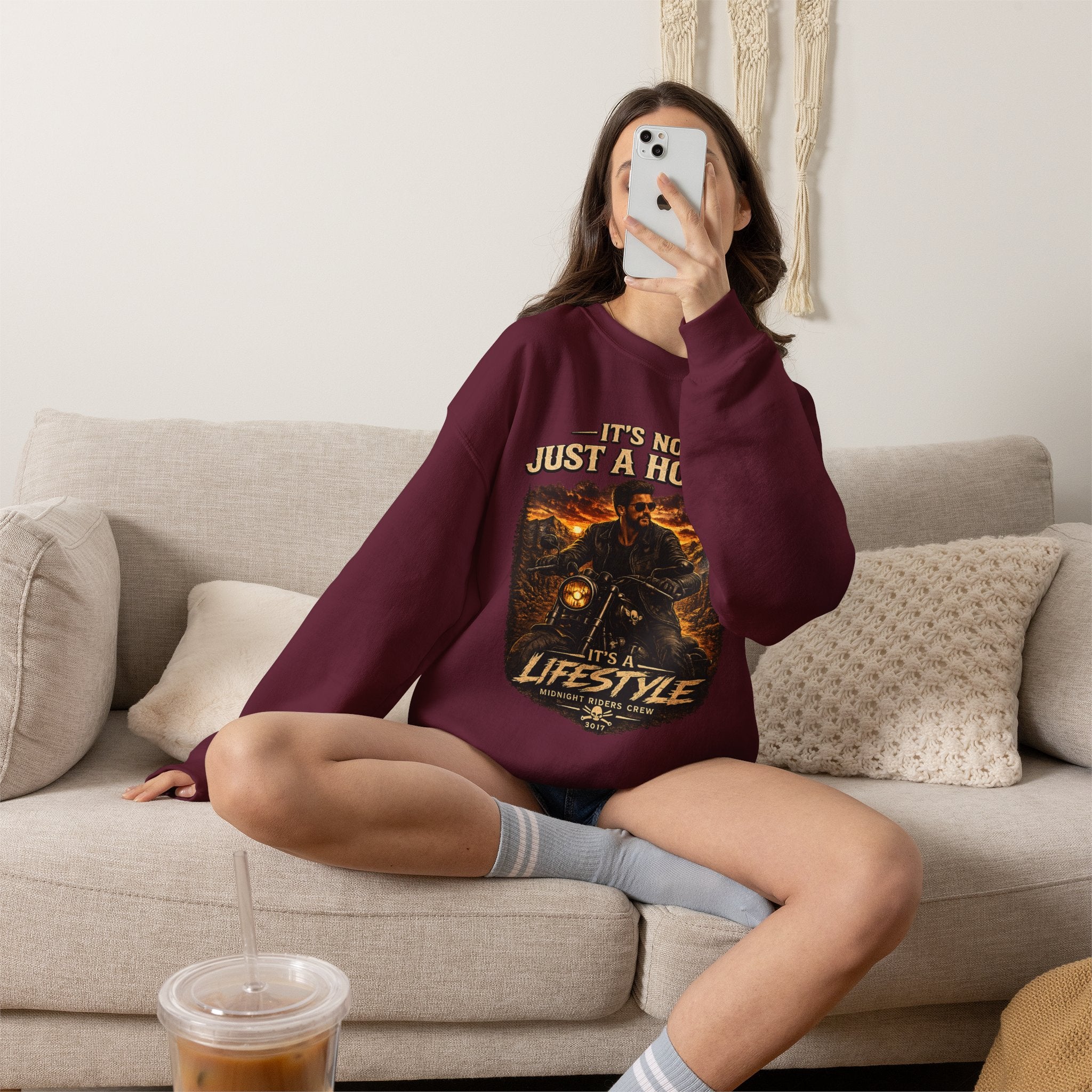 Personalisiertes Sweatshirt - It’s Not Just a Hobby  It’s a Lifestyle - Color