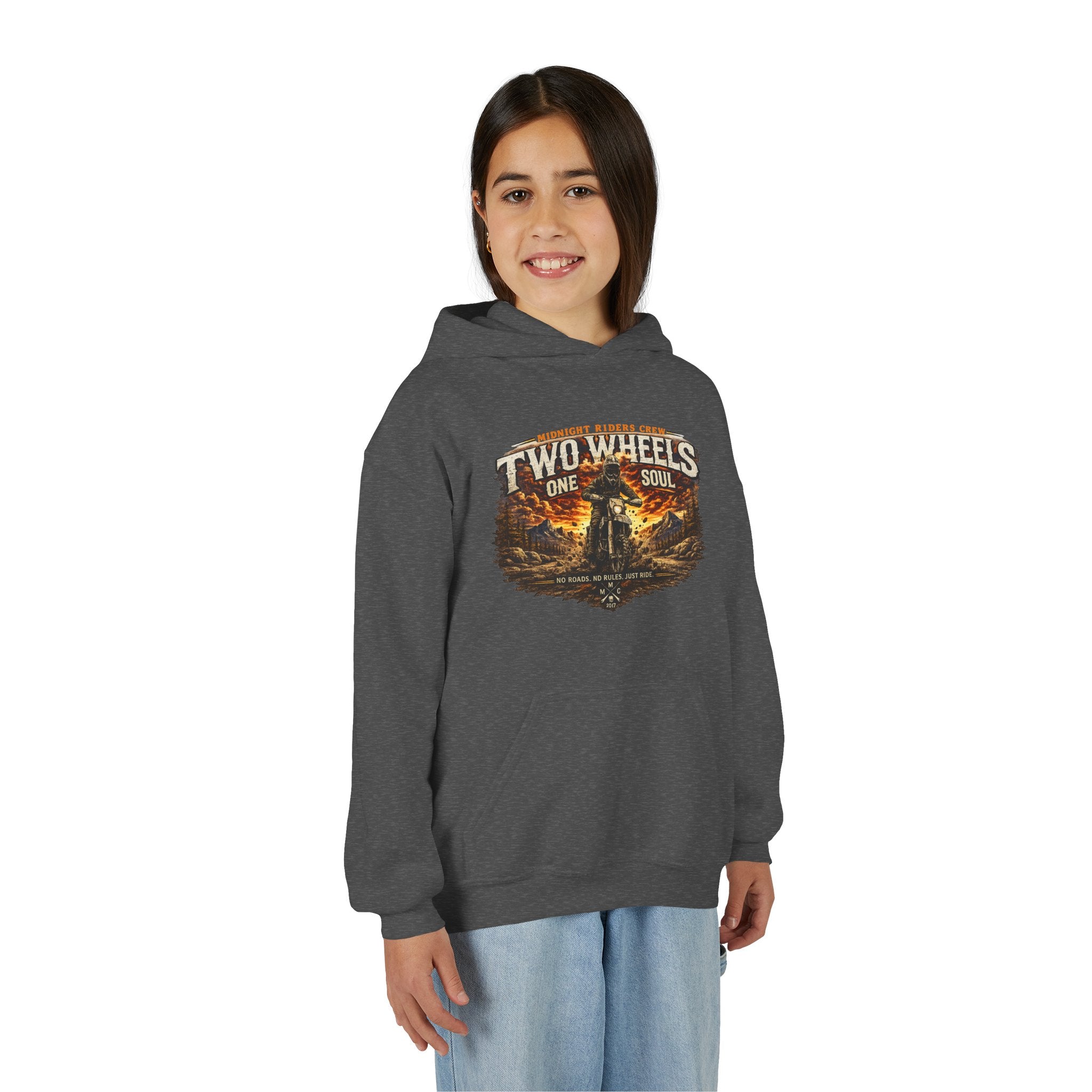 Kinder Hoodie - Two Wheels, One Soul