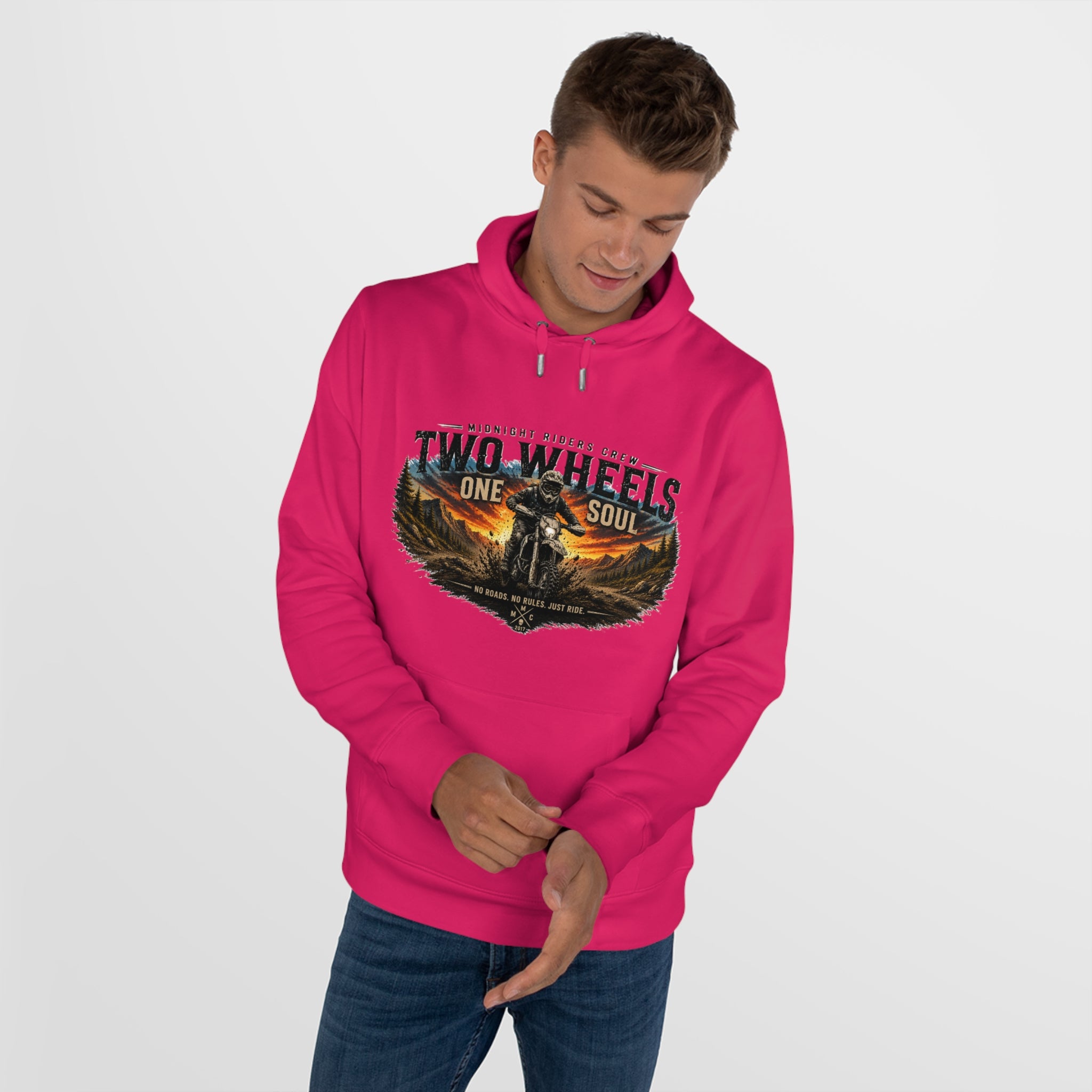 Hoodie - Two Wheels  One Soul