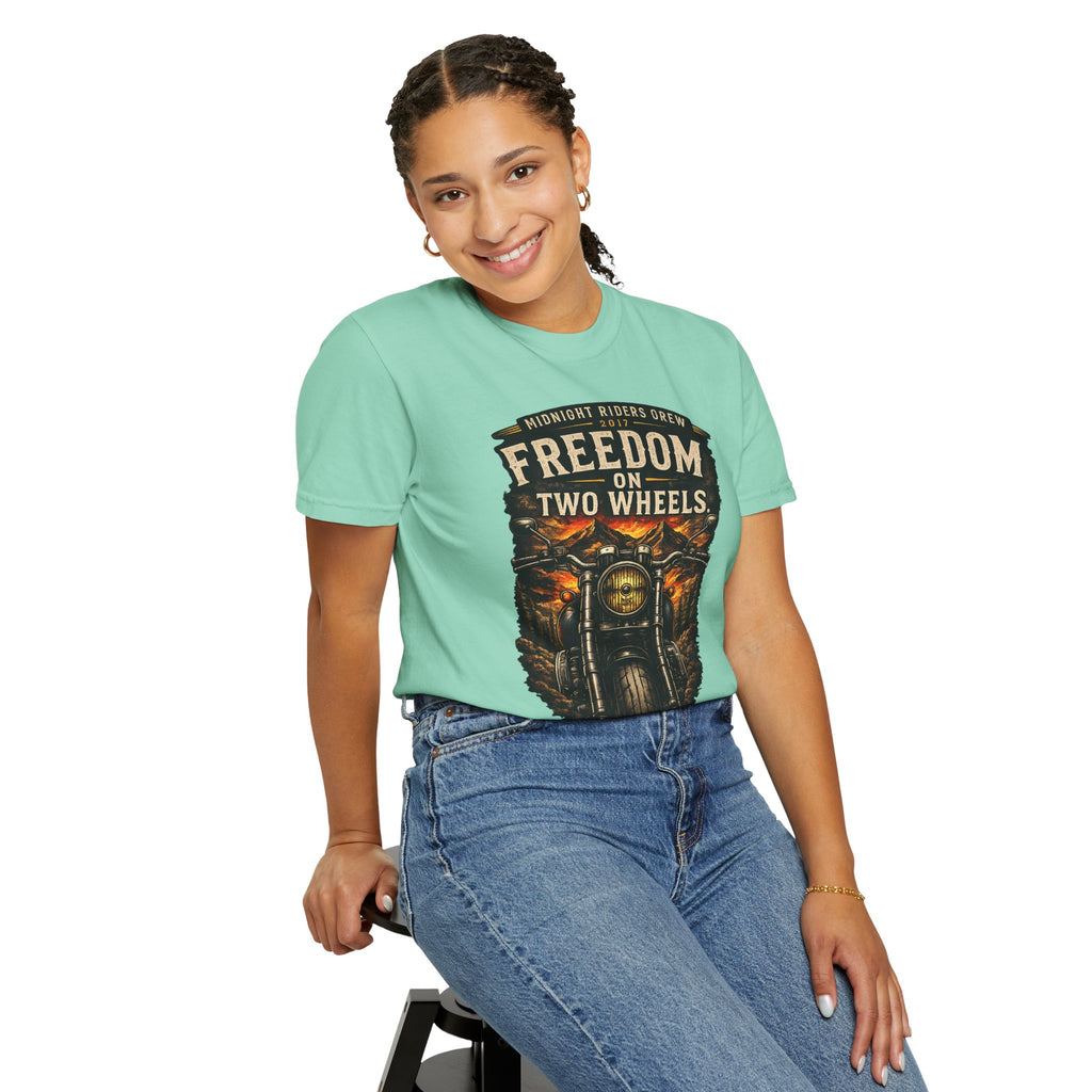 T-Shirt - Freedom on Two Wheels  Leave Worries Behind