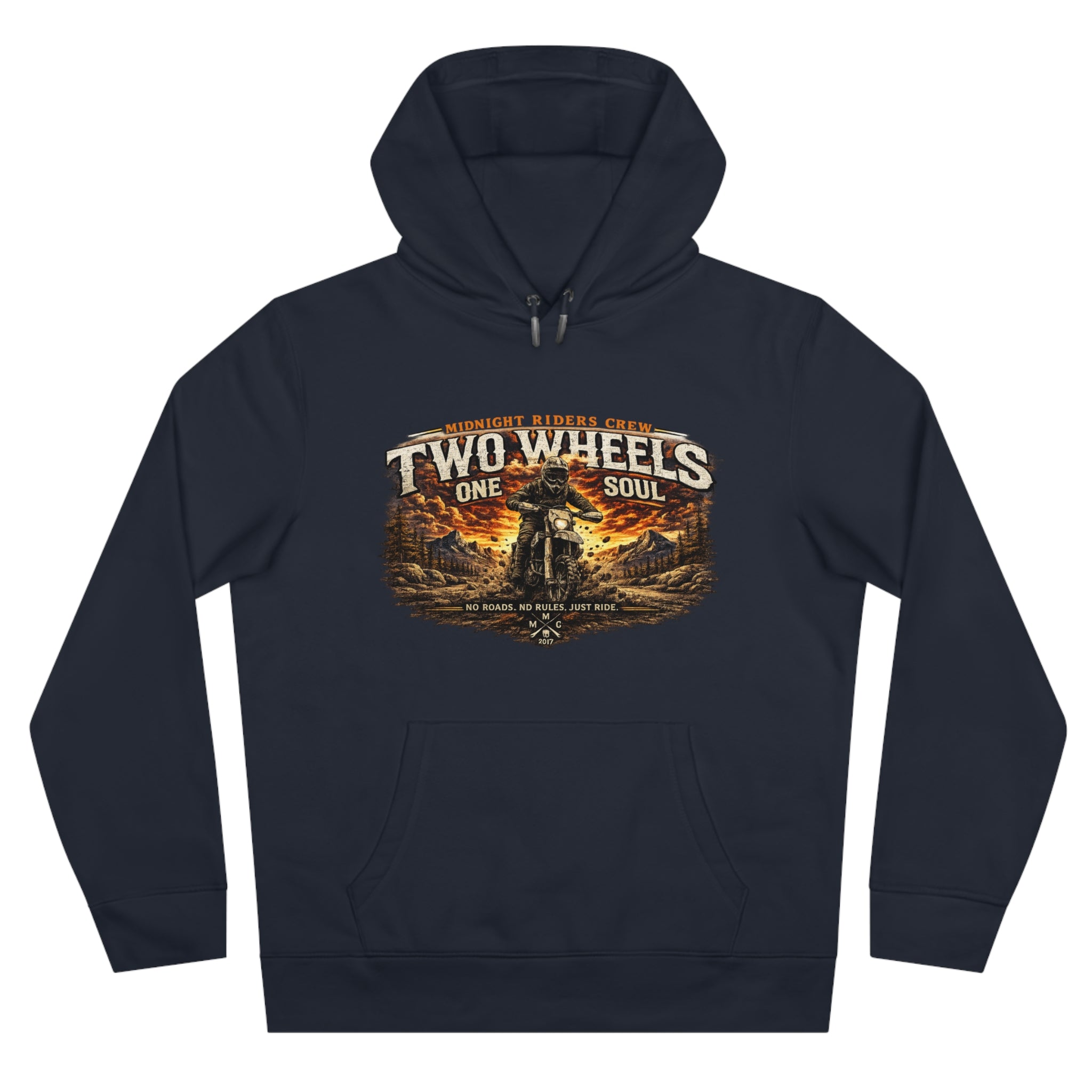 Hoodie - Two Wheels  One Soul