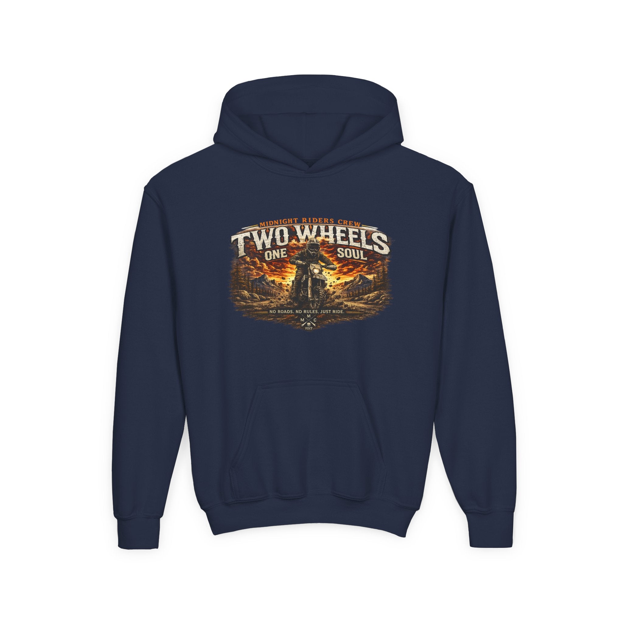 Kinder Hoodie - Two Wheels, One Soul