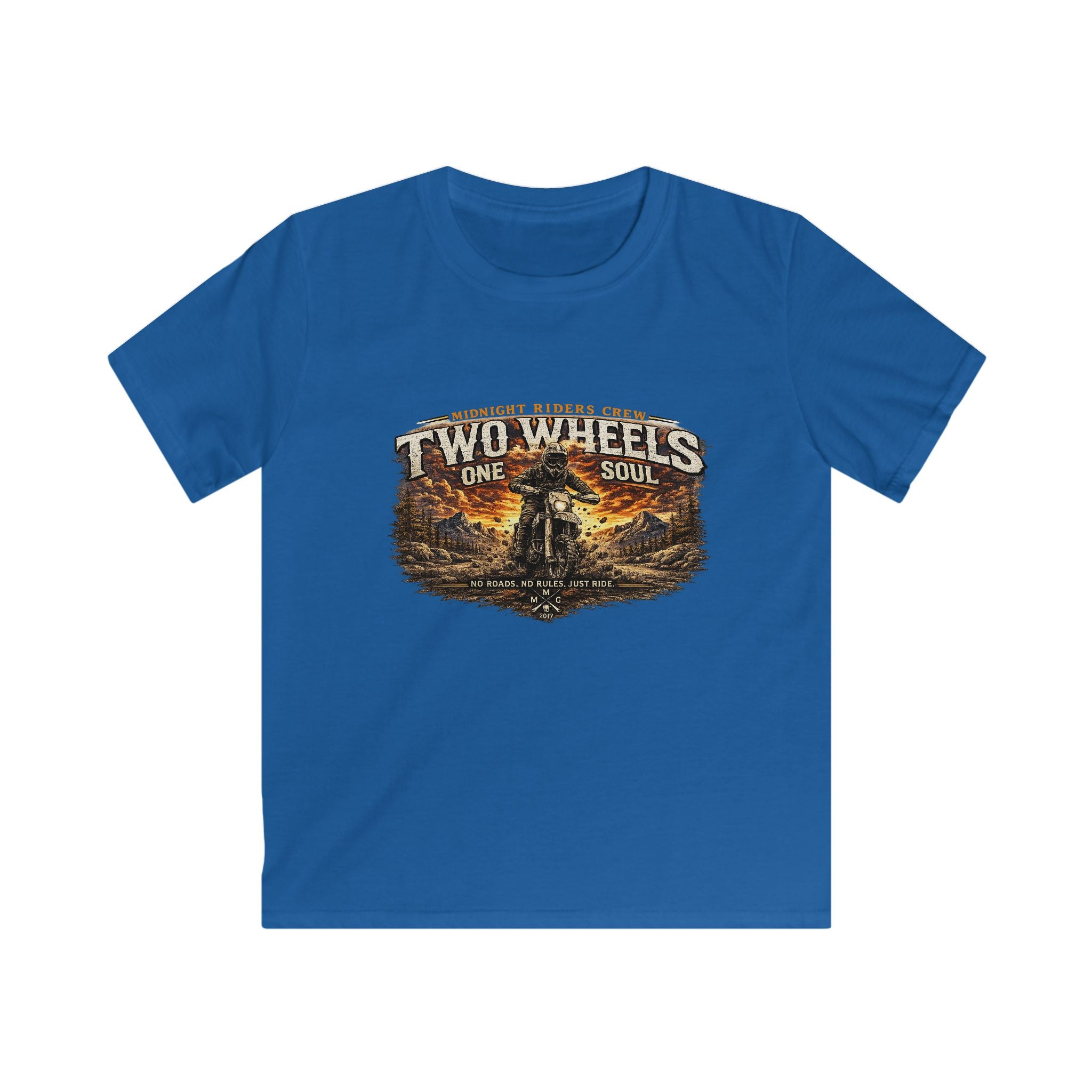 Personalisiertes Kinder T-Shirt - Two Wheels One Soul