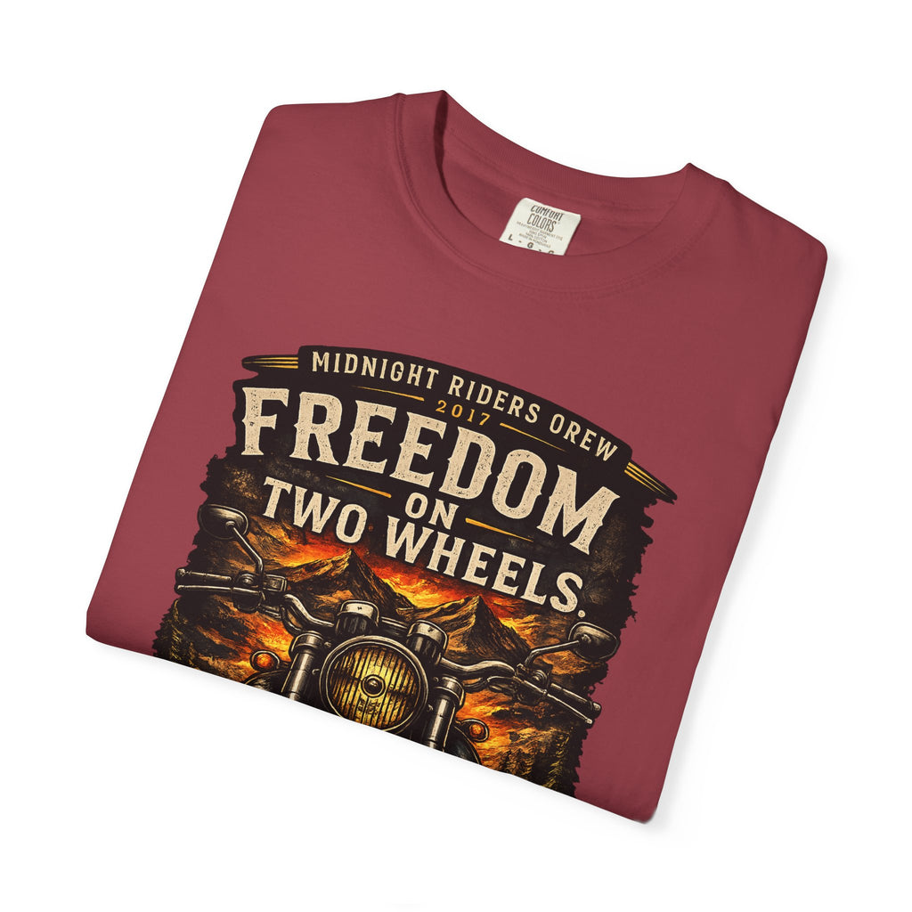 T-Shirt - Freedom on Two Wheels  Leave Worries Behind