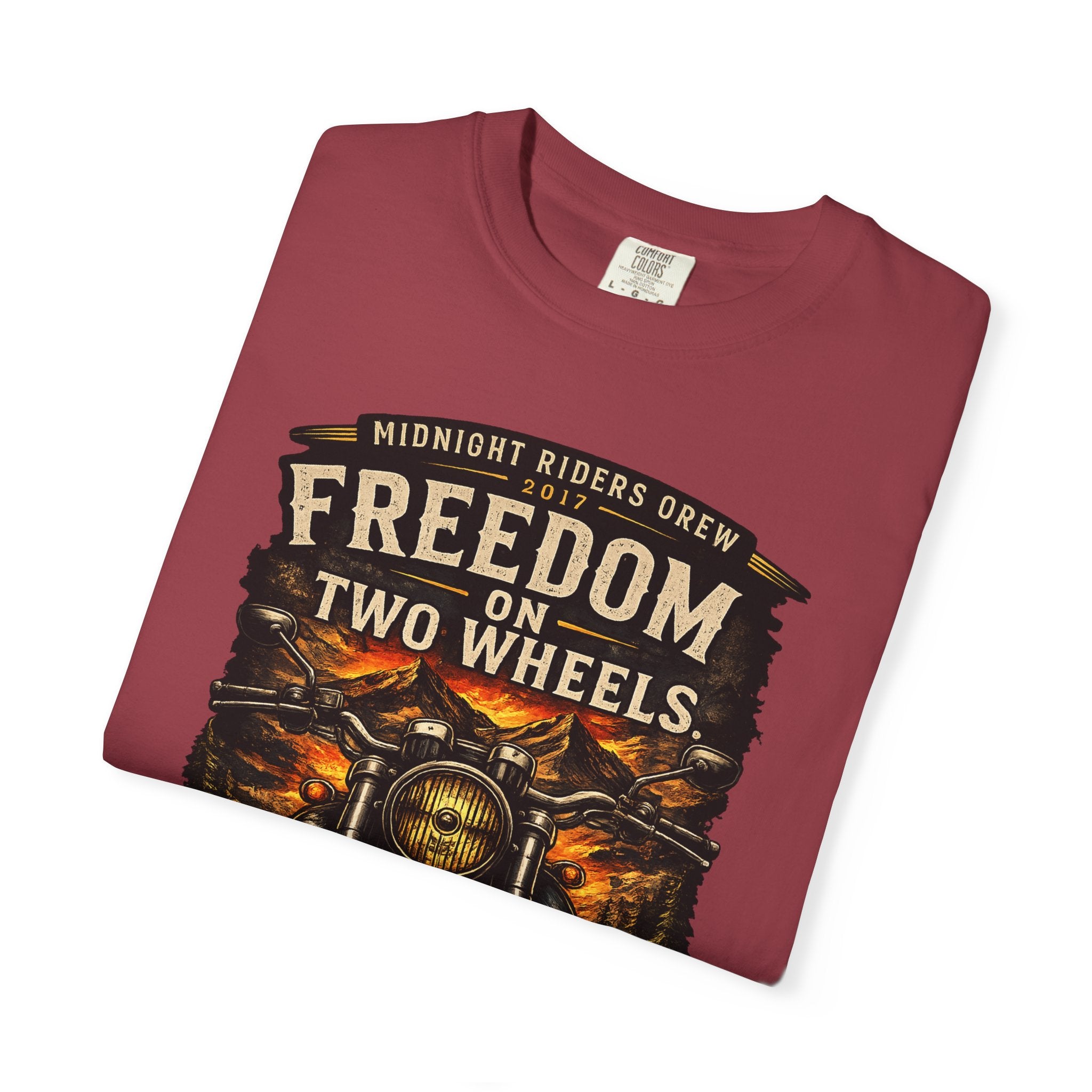 T-Shirt - Freedom on Two Wheels  Leave Worries Behind