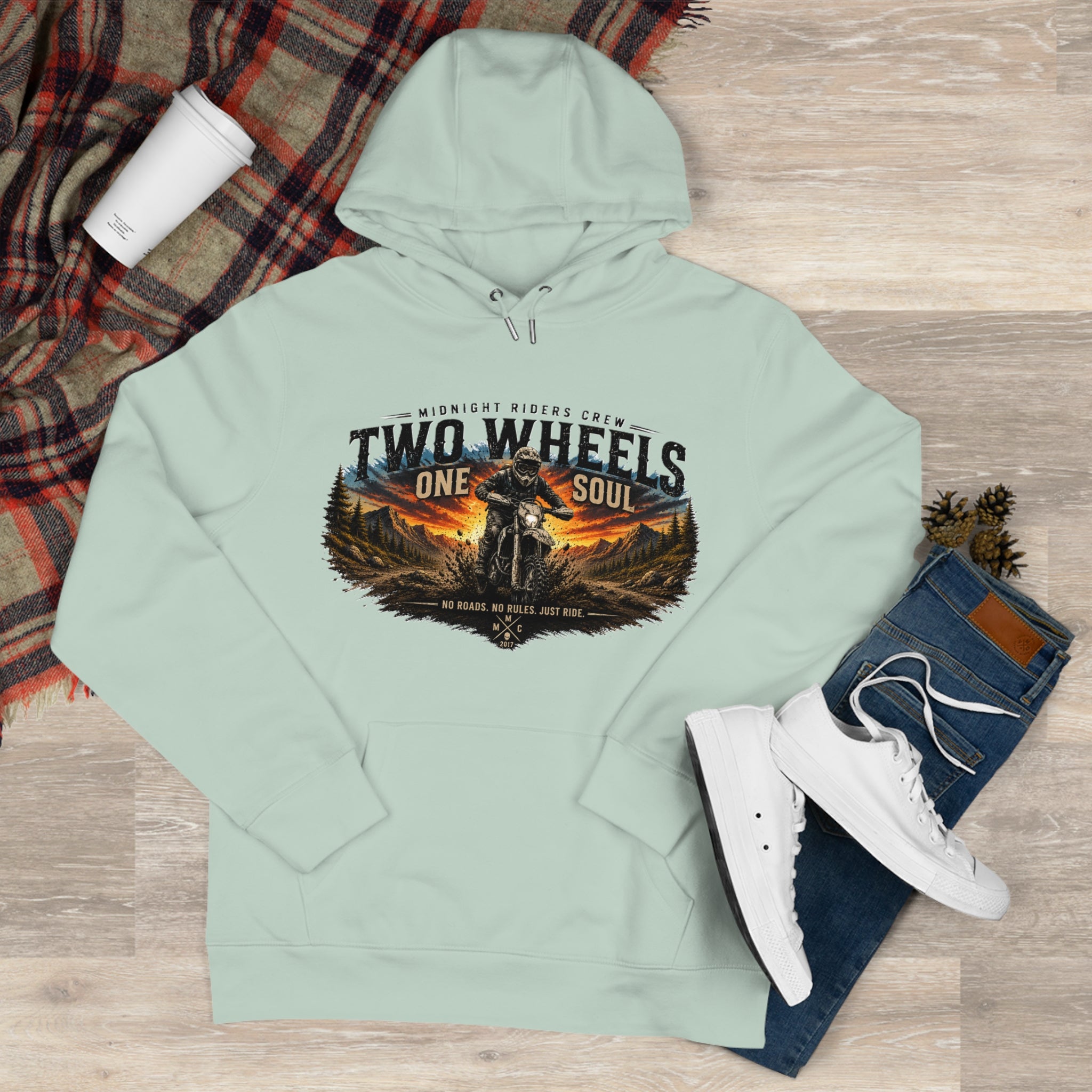Personalisierter Hoodie - Two Wheels, One Soul