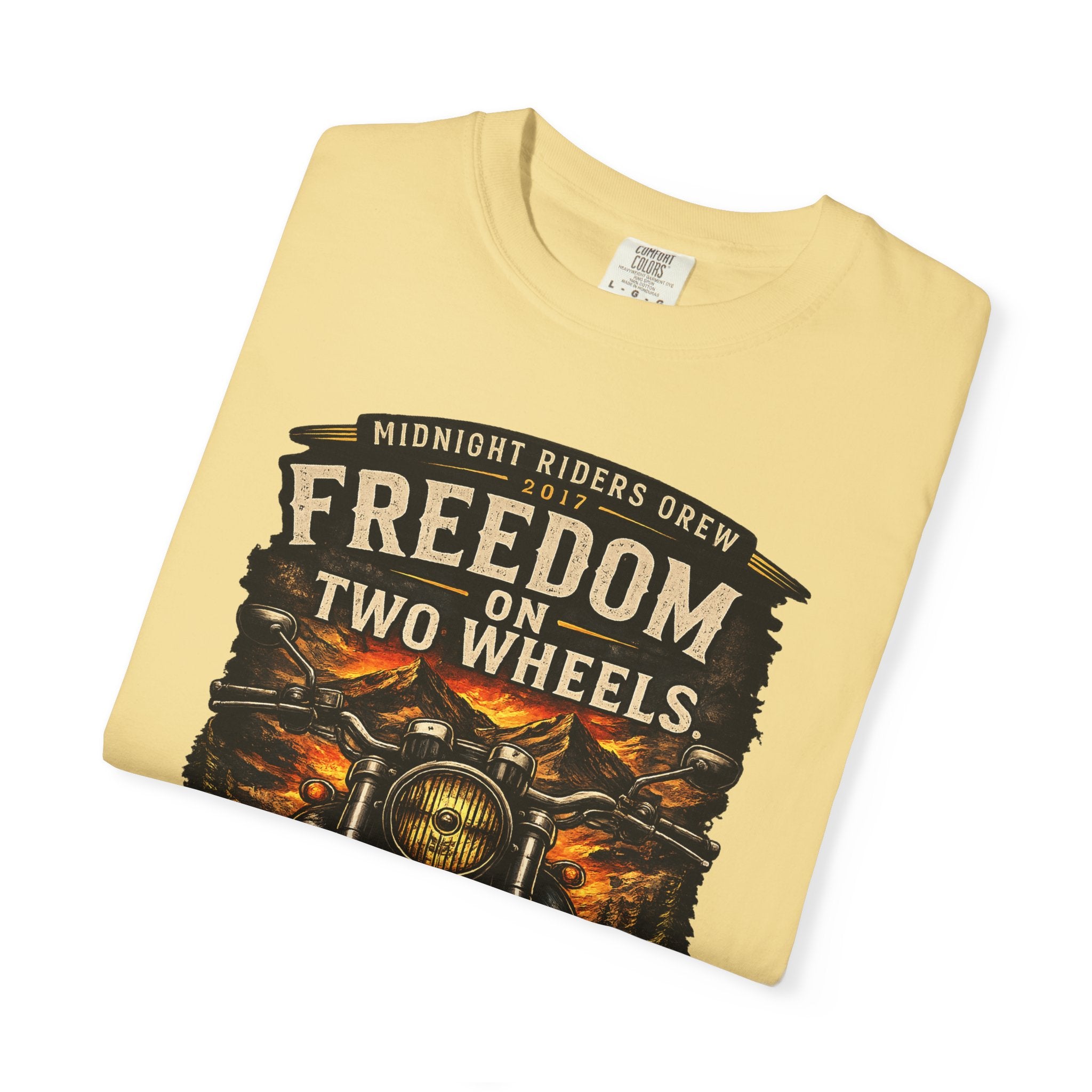 T-Shirt - Freedom on Two Wheels  Leave Worries Behind