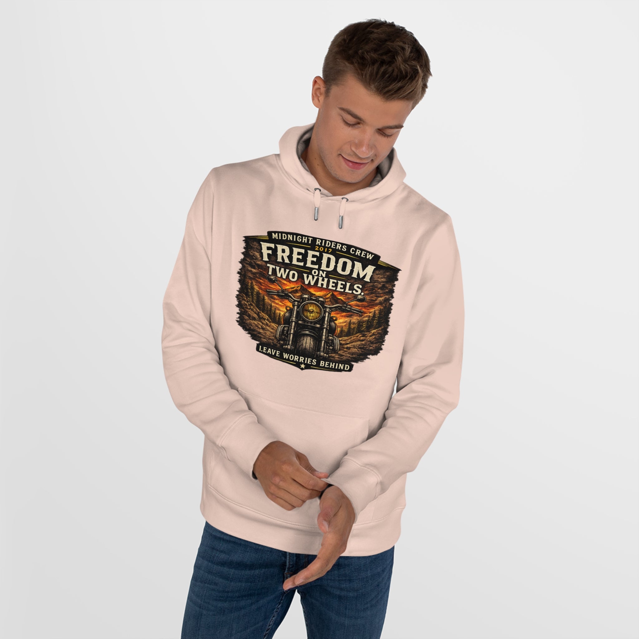 Personalisierter Hoodie - Two Wheels  One Soul