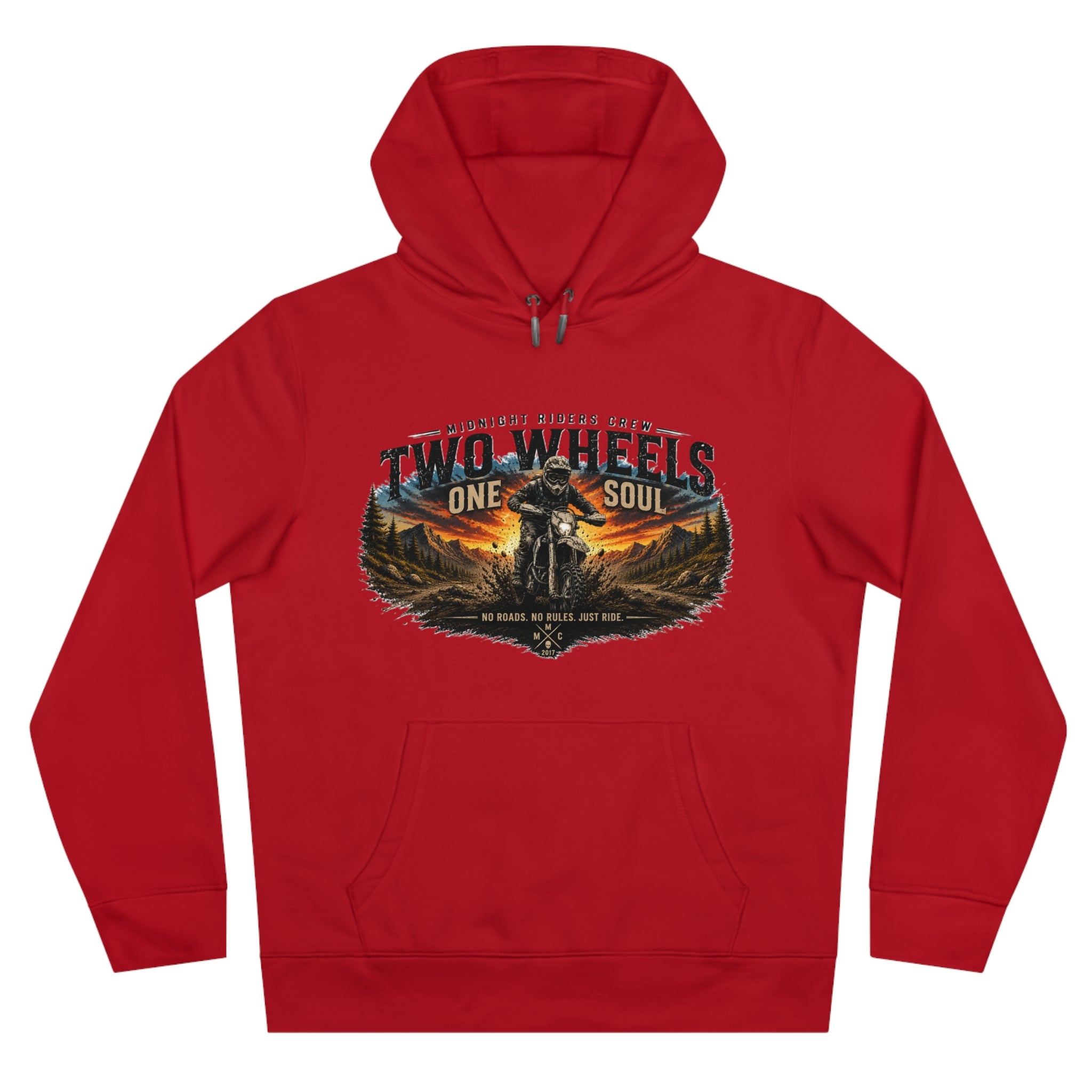 Personalisierter Hoodie - Two Wheels, One Soul