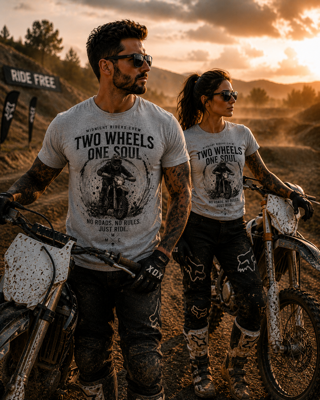 T-Shirt - Two Wheels. One Soul