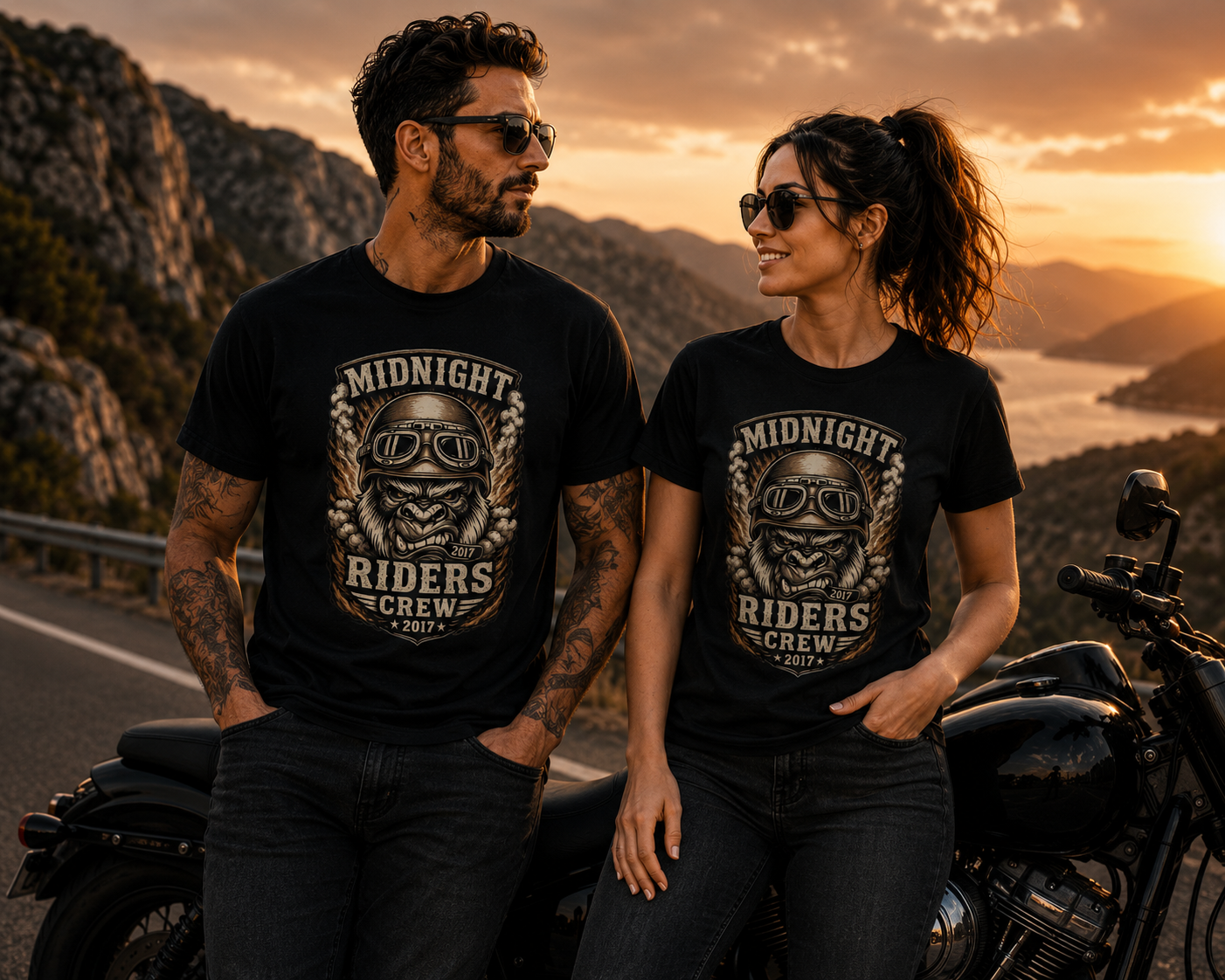 T-Shirt - Midnight Riders Crew 2017