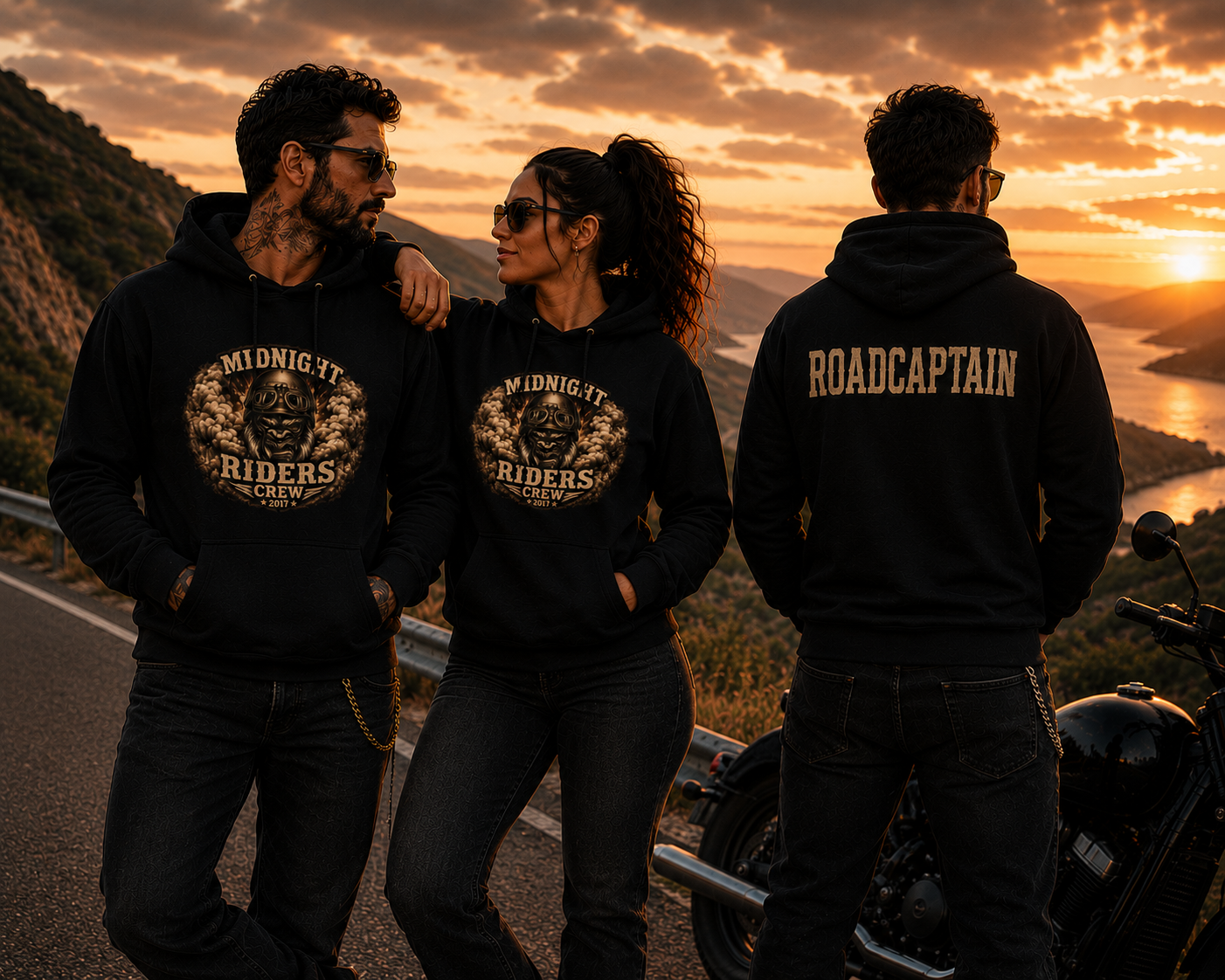 Personalisierter Hoodie - Midnight Riders Crew 2017