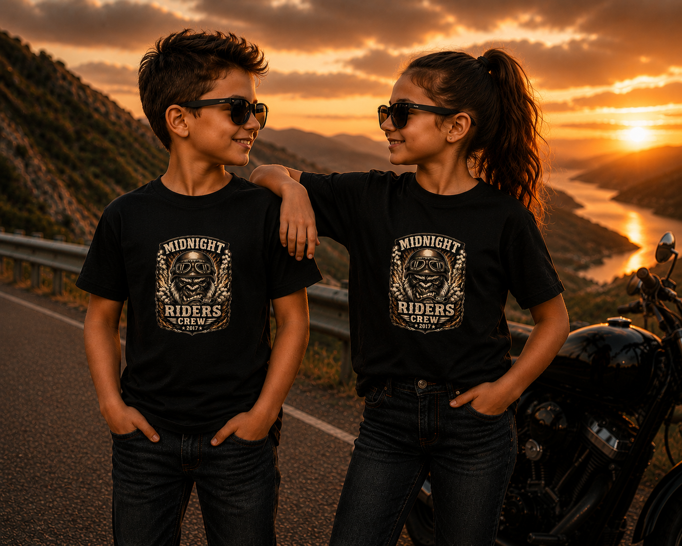 Kinder T-Shirt  - Midnight Riders Crew 2017
